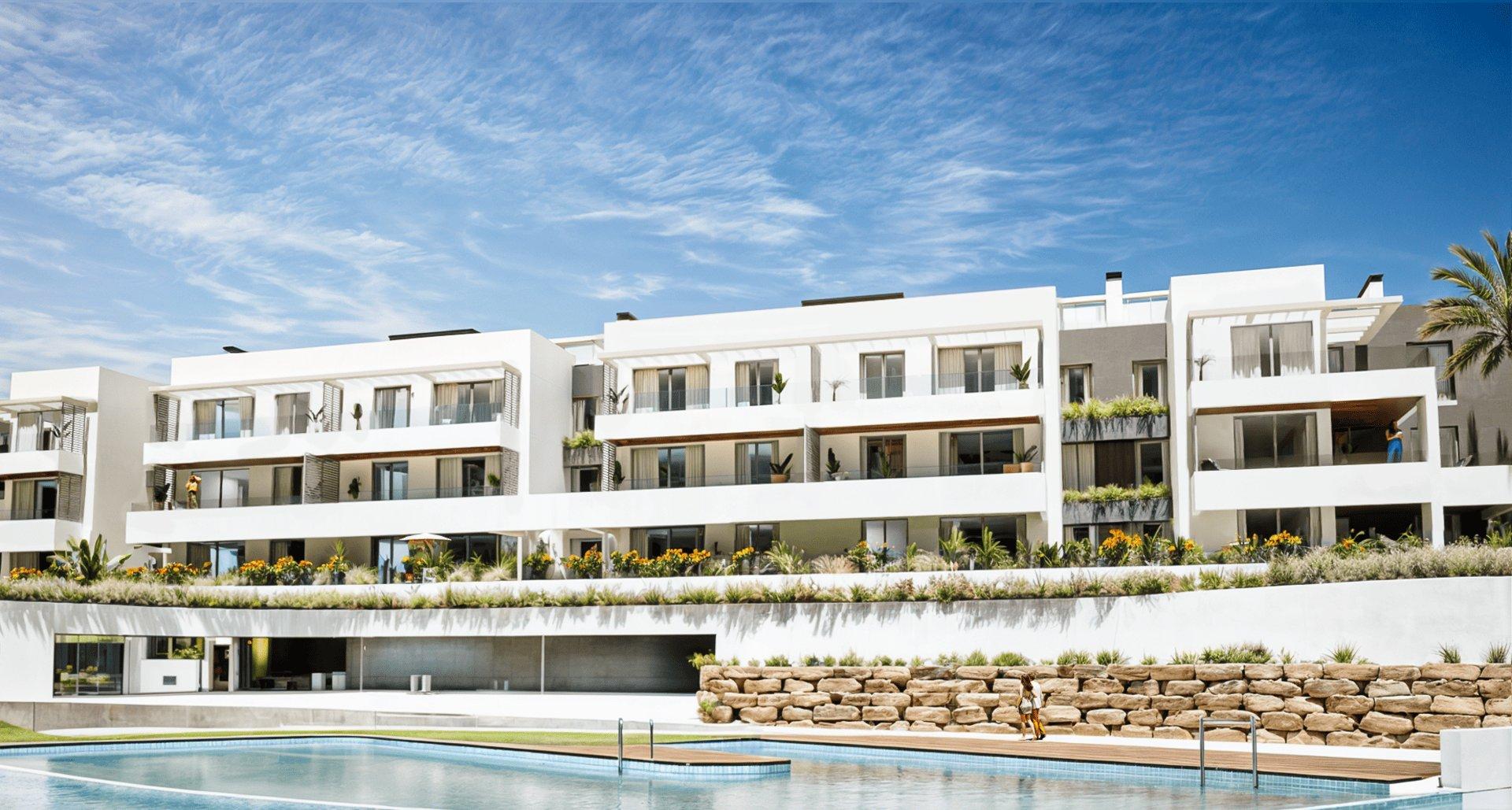 Location map showing Bahía de las Rocas development, Manilva, Málaga