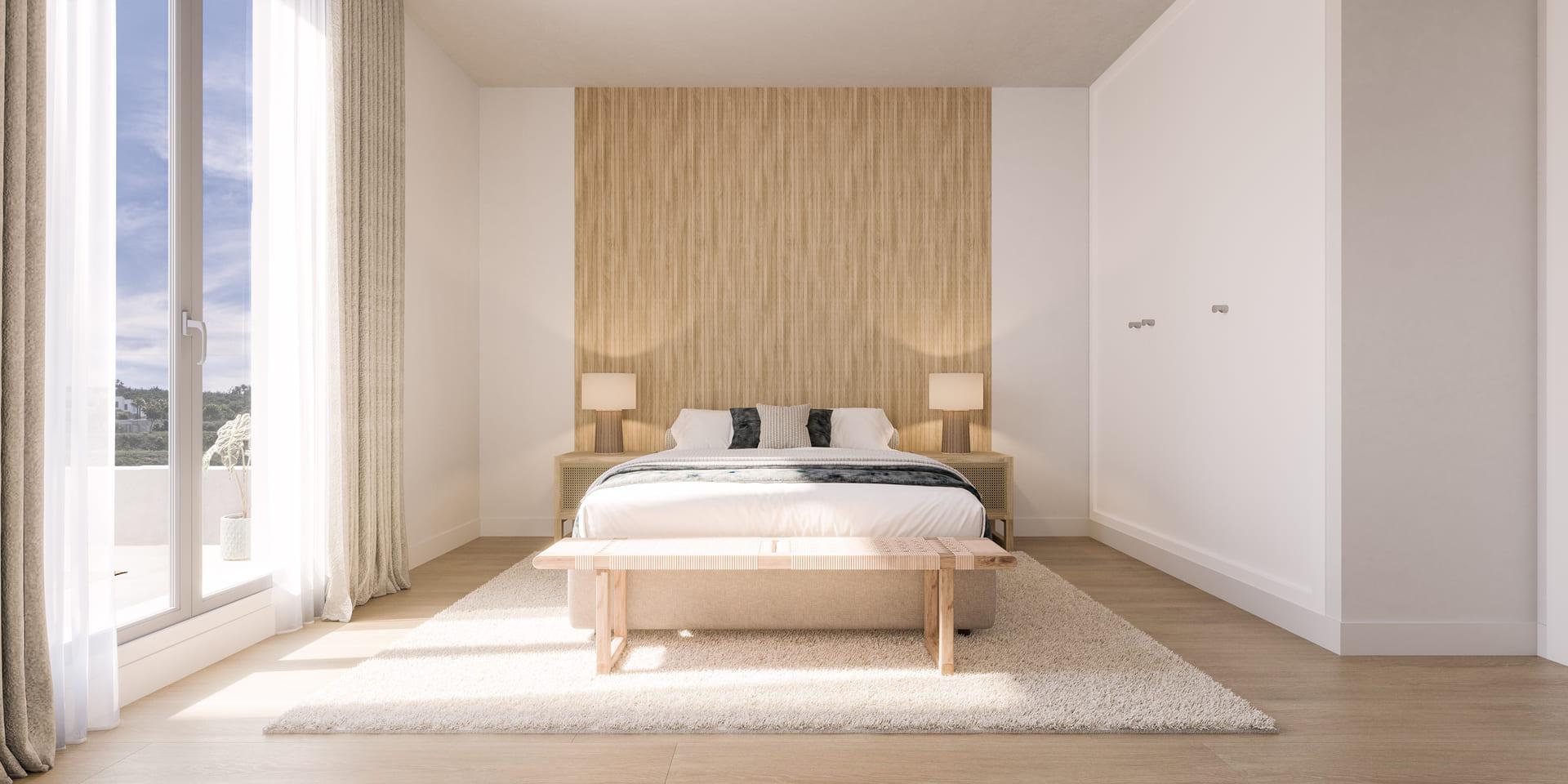 Second bedroom in 3-bedroom apartment, Bahía de las Rocas, Manilva