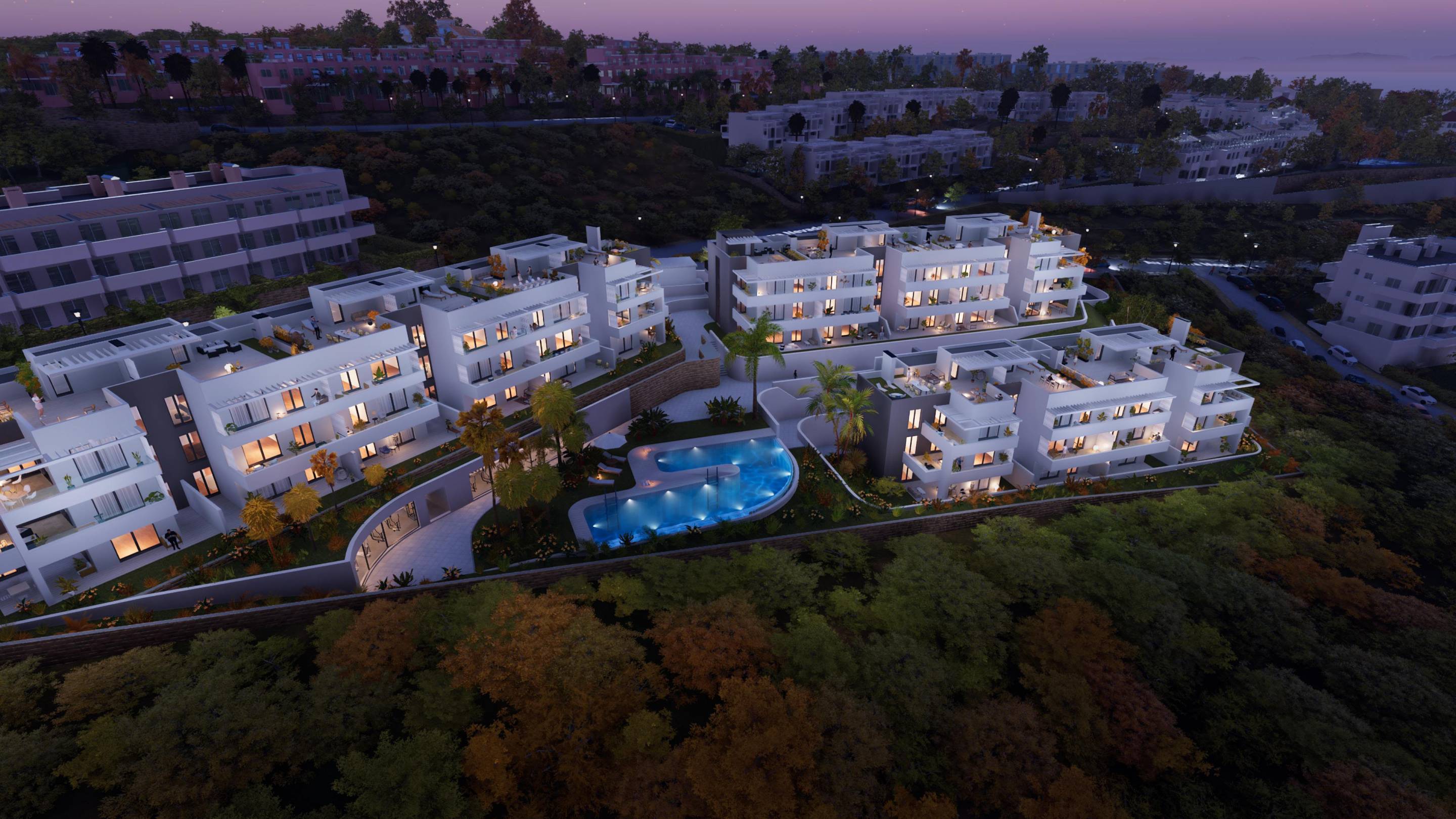 Underground parking space in new-build development, Bahía de las Rocas