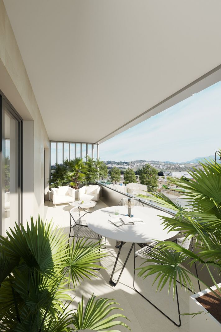 Street view of the apartment in Playa de los Boliches, Fuengirola