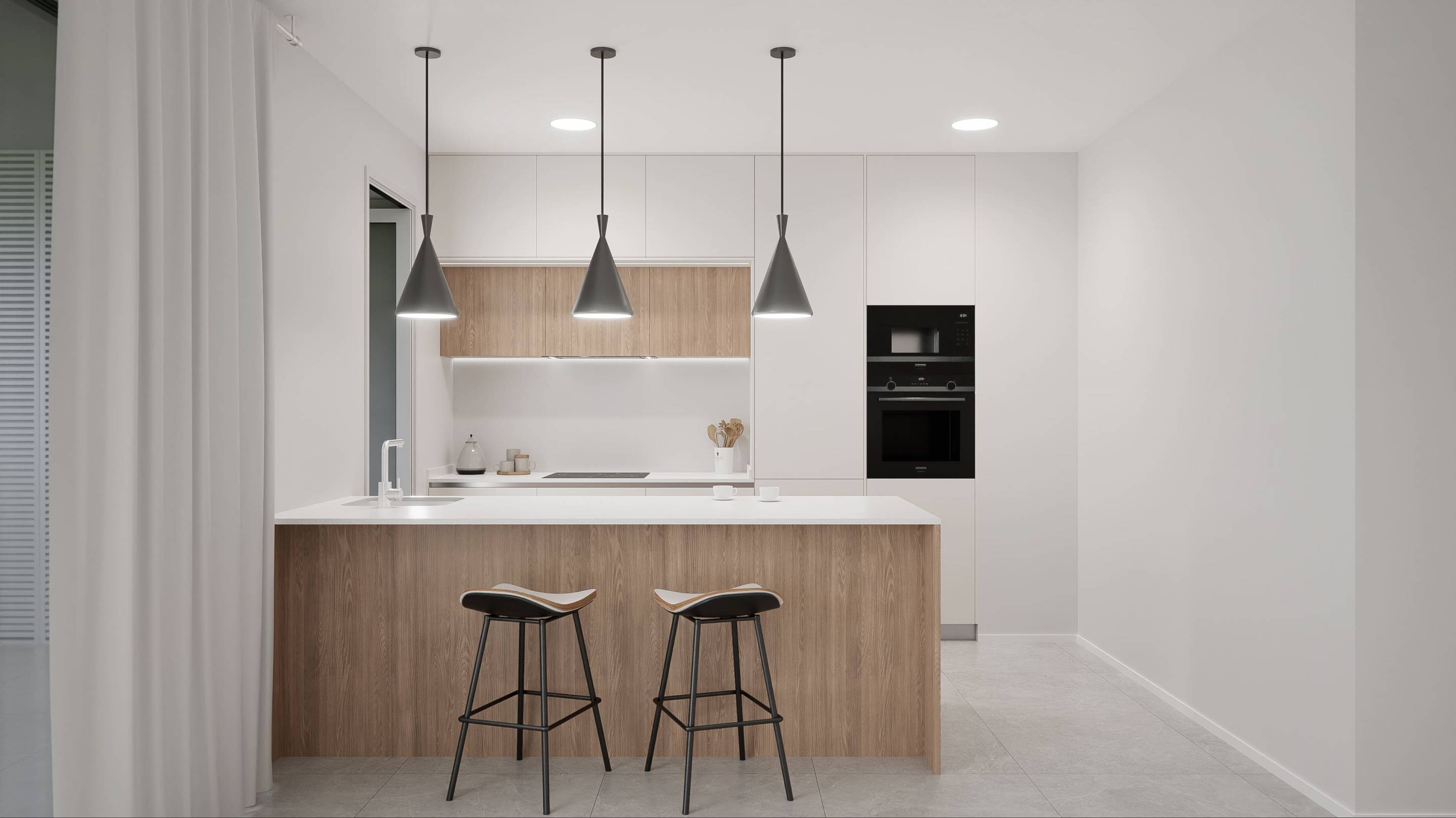 Living area in 3-bedroom apartment, Euro Roda