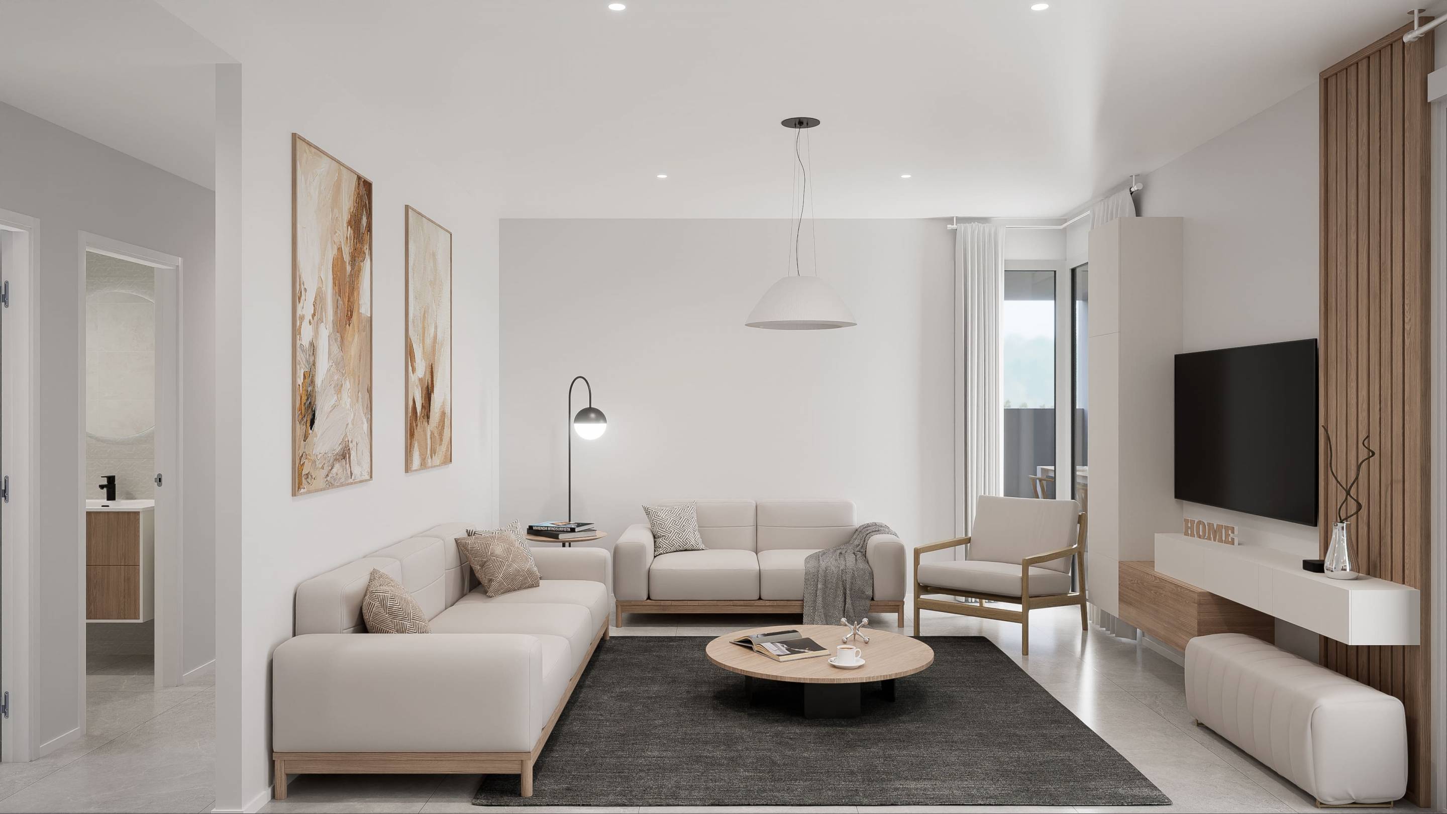 Bedroom in 3-bedroom apartment, Euro Roda