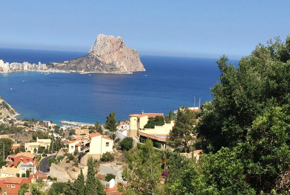 Terrace with views from new-build villa, Maryvilla, Calpe