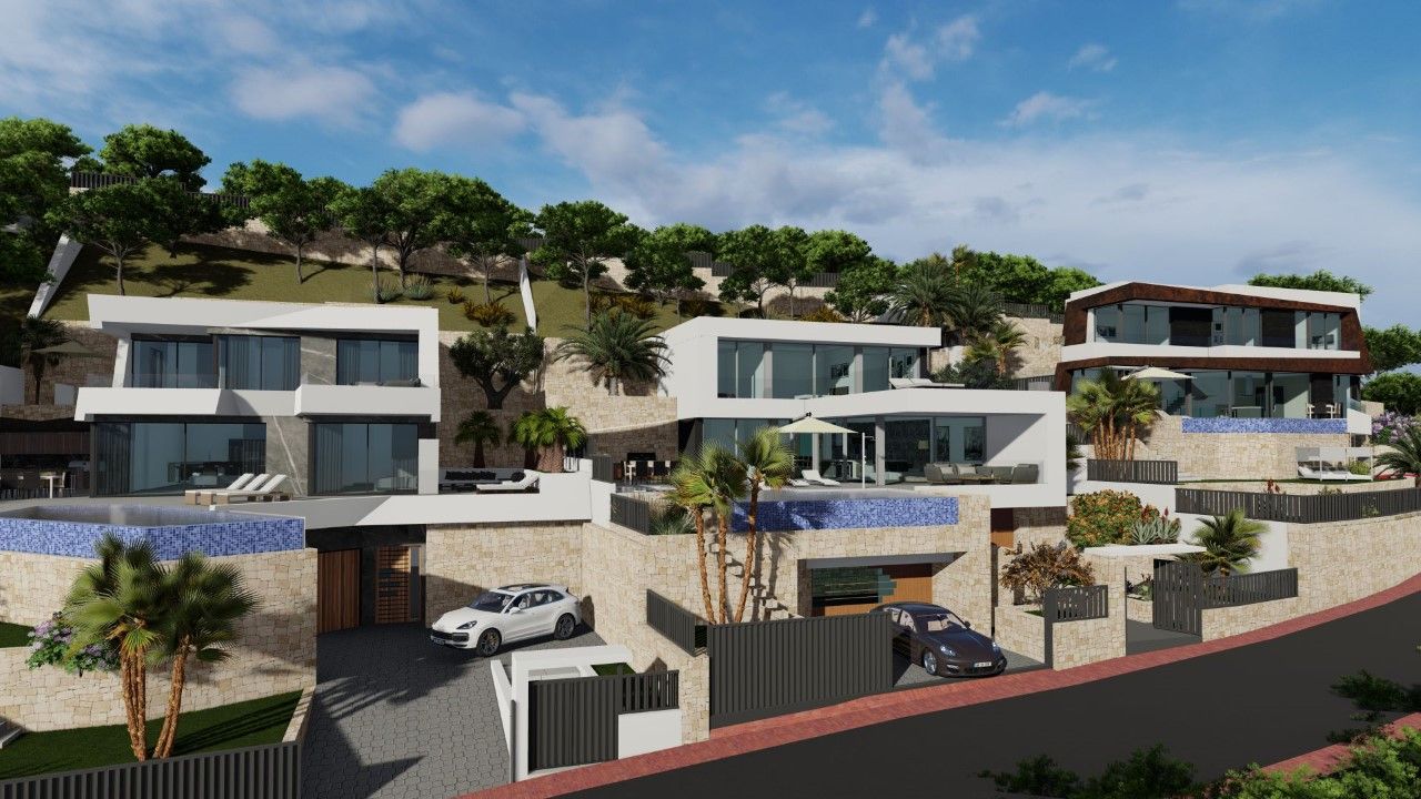 Main living area in 4-bedroom new-build villa, Maryvilla, Calpe