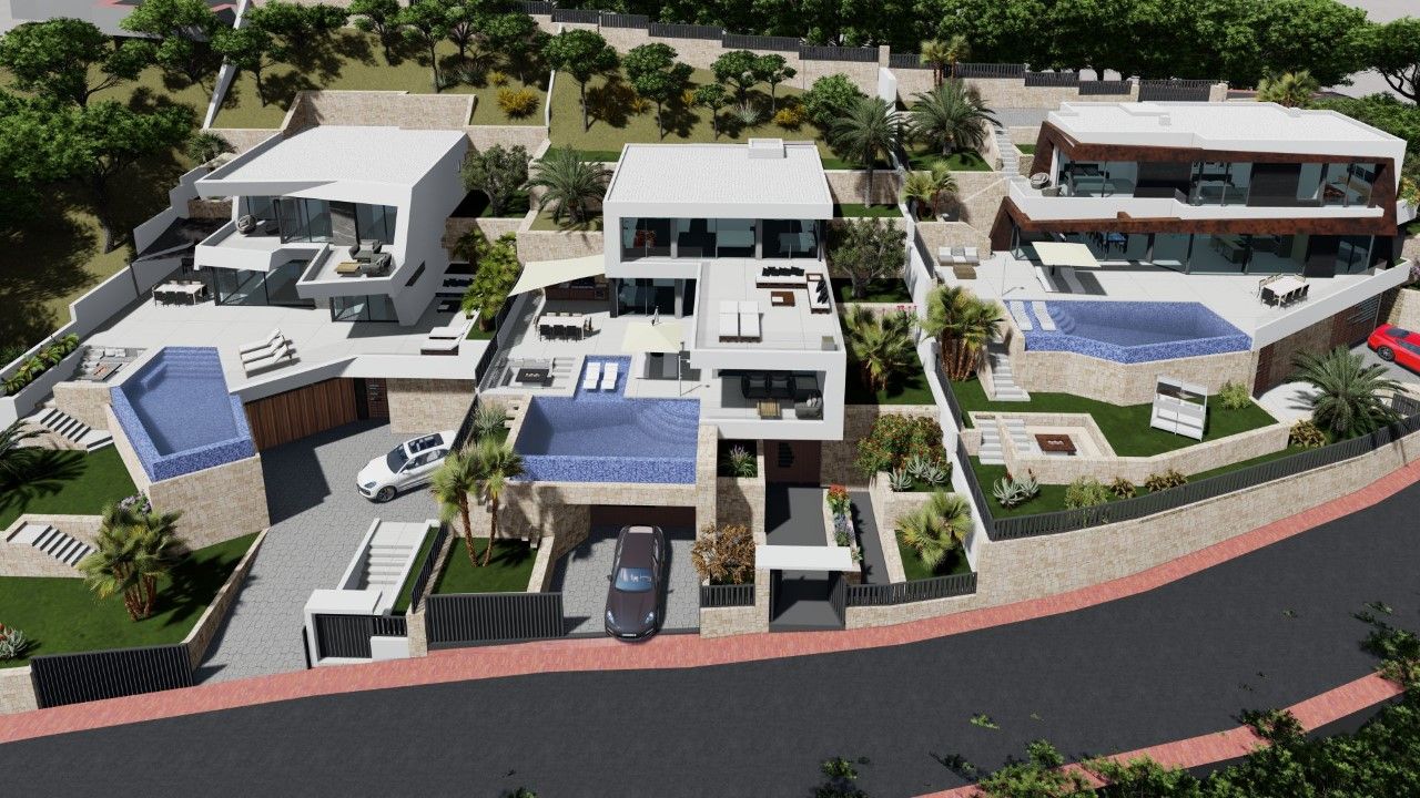 Master bedroom in 4-bedroom new-build villa, Maryvilla, Calpe