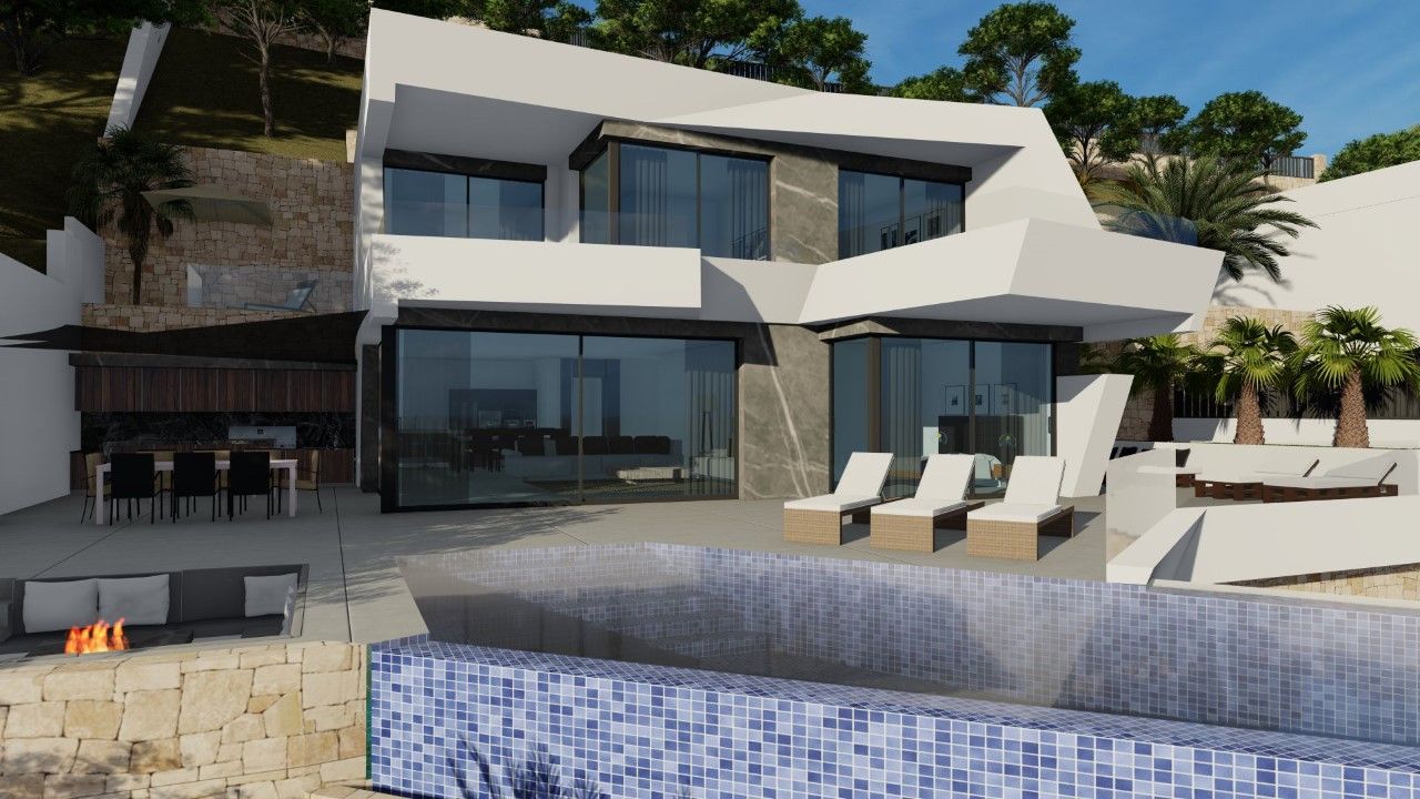 En-suite bathroom in 4-bedroom villa, Maryvilla, Calpe