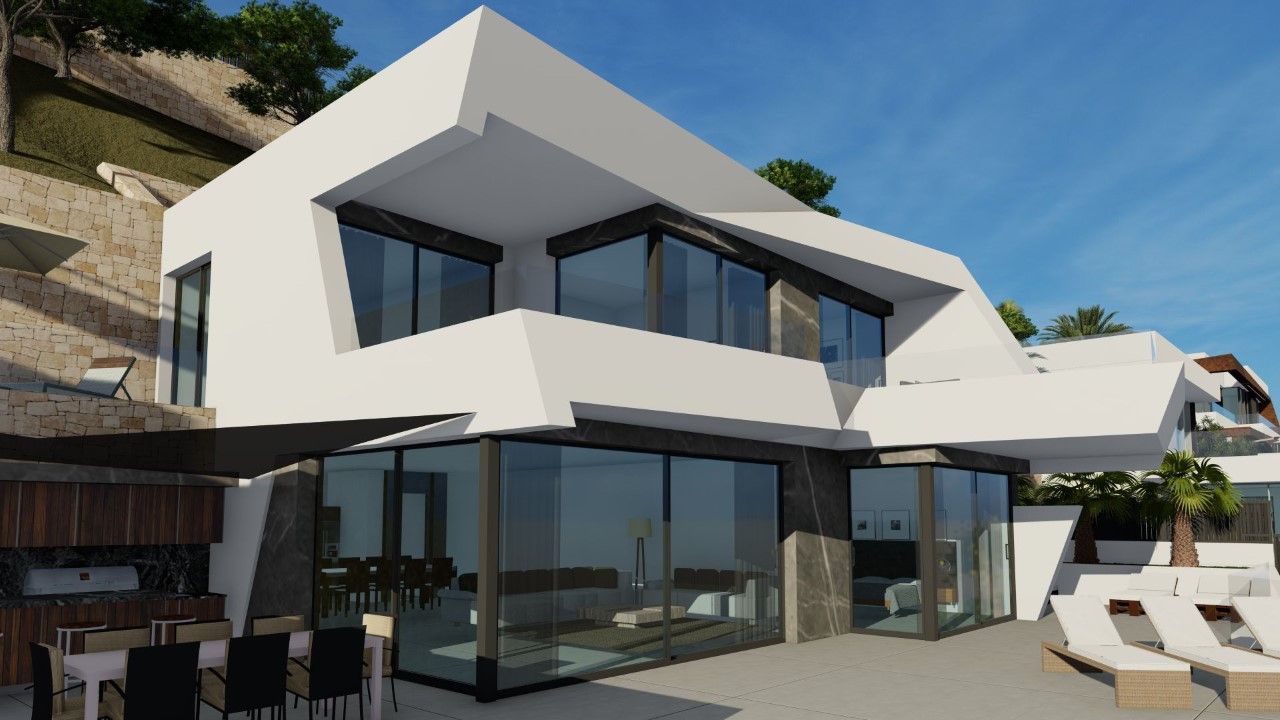 Third bedroom in 4-bedroom new-build villa, Maryvilla, Calpe