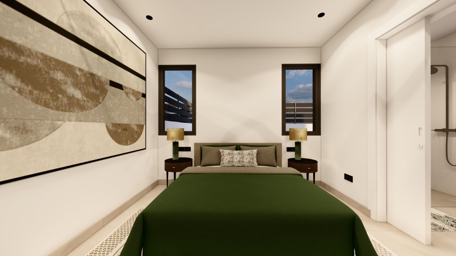 Upper terrace or solarium area, 3-bedroom villa, Urbanización Monteazul
