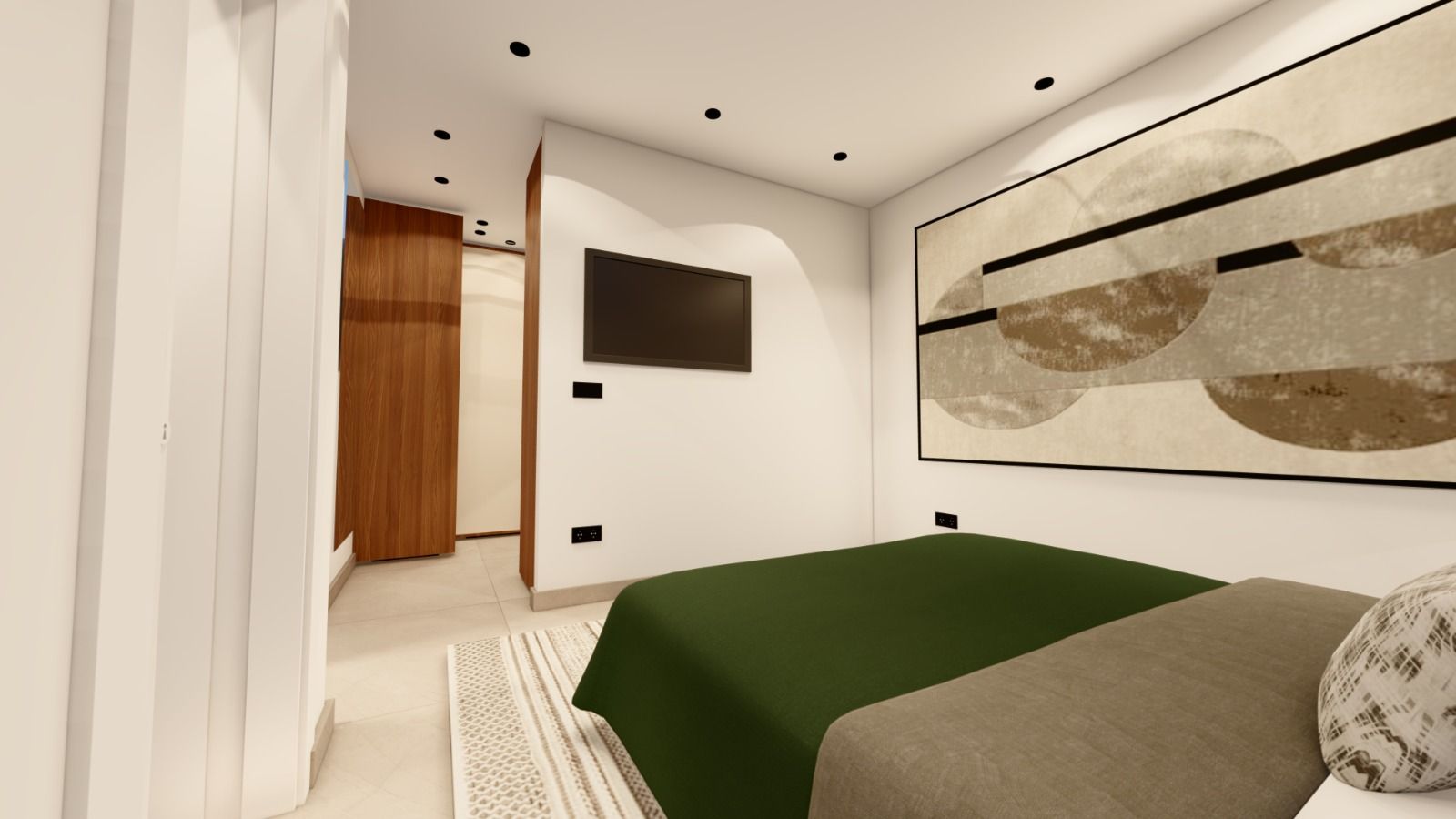 Third bedroom in new-build villa, Urbanización Monteazul, Benijofar