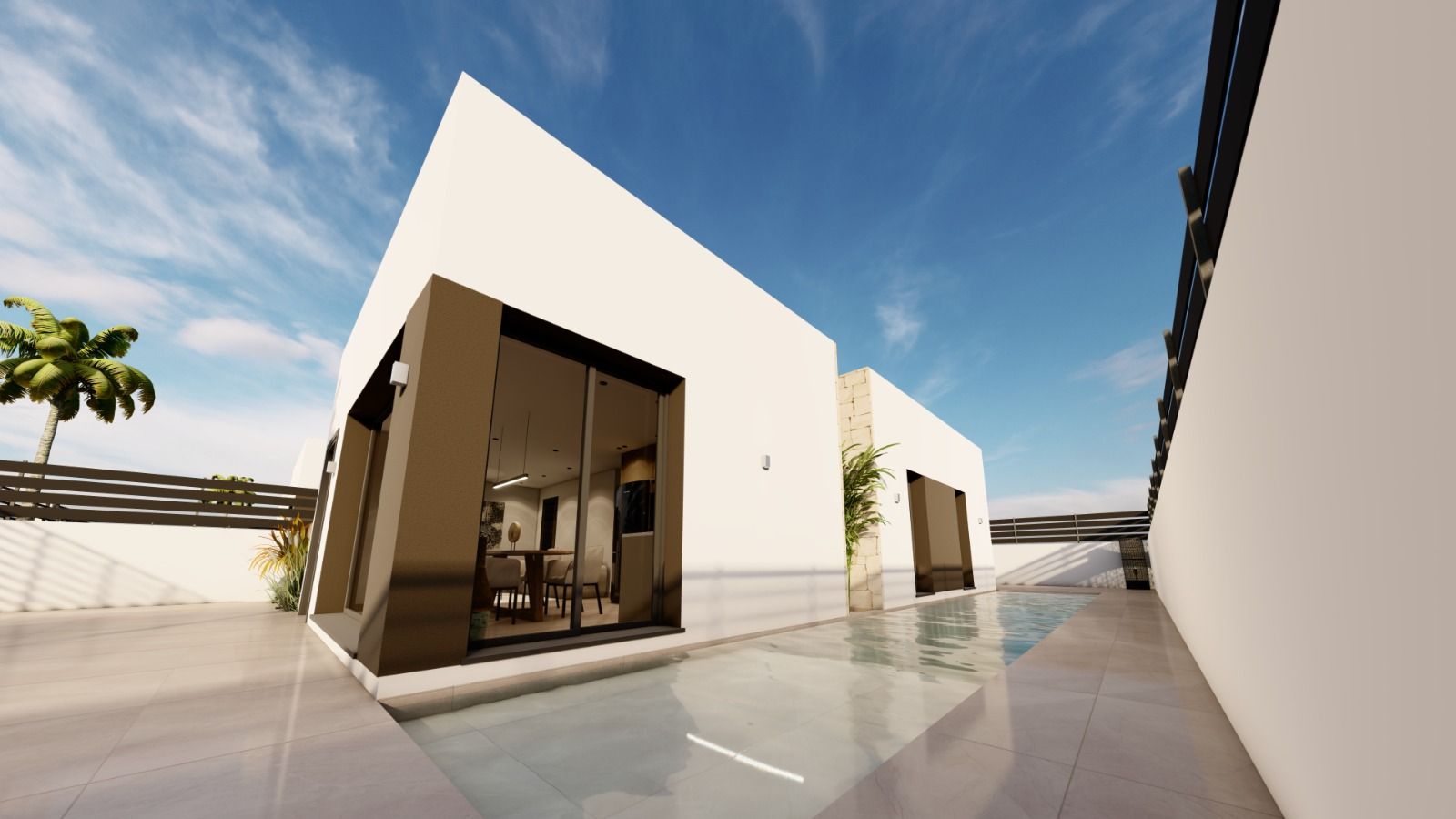 Kitchen appliance area in new-build villa, Urbanización Monteazul, Benijofar