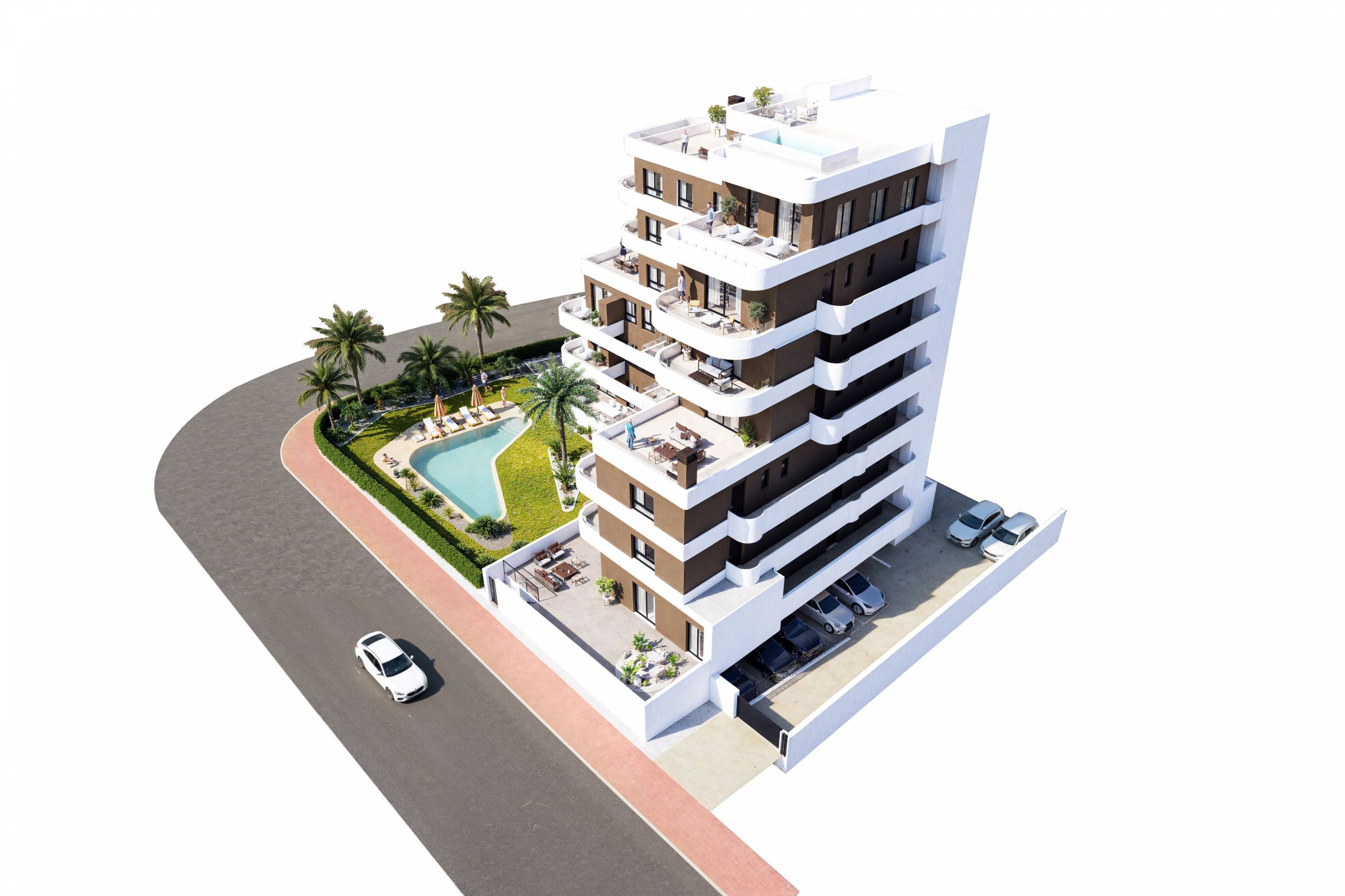 Parking area of the apartment in CENTRO, Guardamar Del Segura