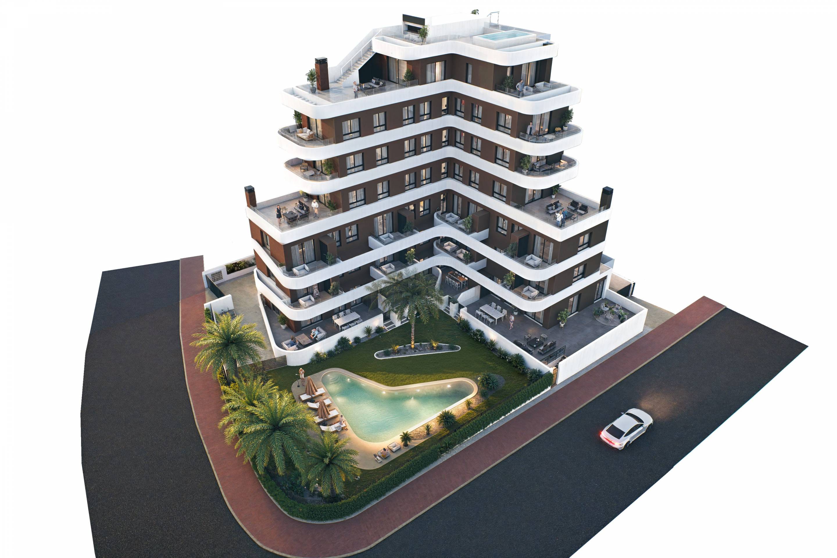 Entrance of the penthouse in CENTRO, Guardamar Del Segura