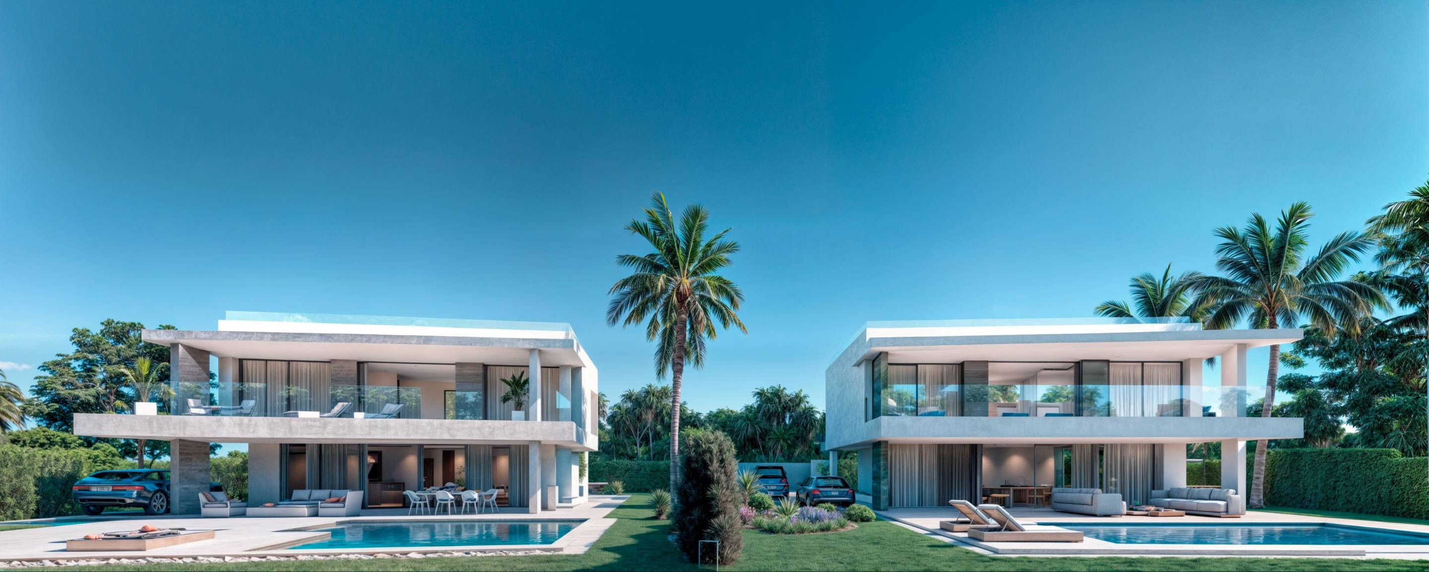Hallway in new-build villa, Estepona
