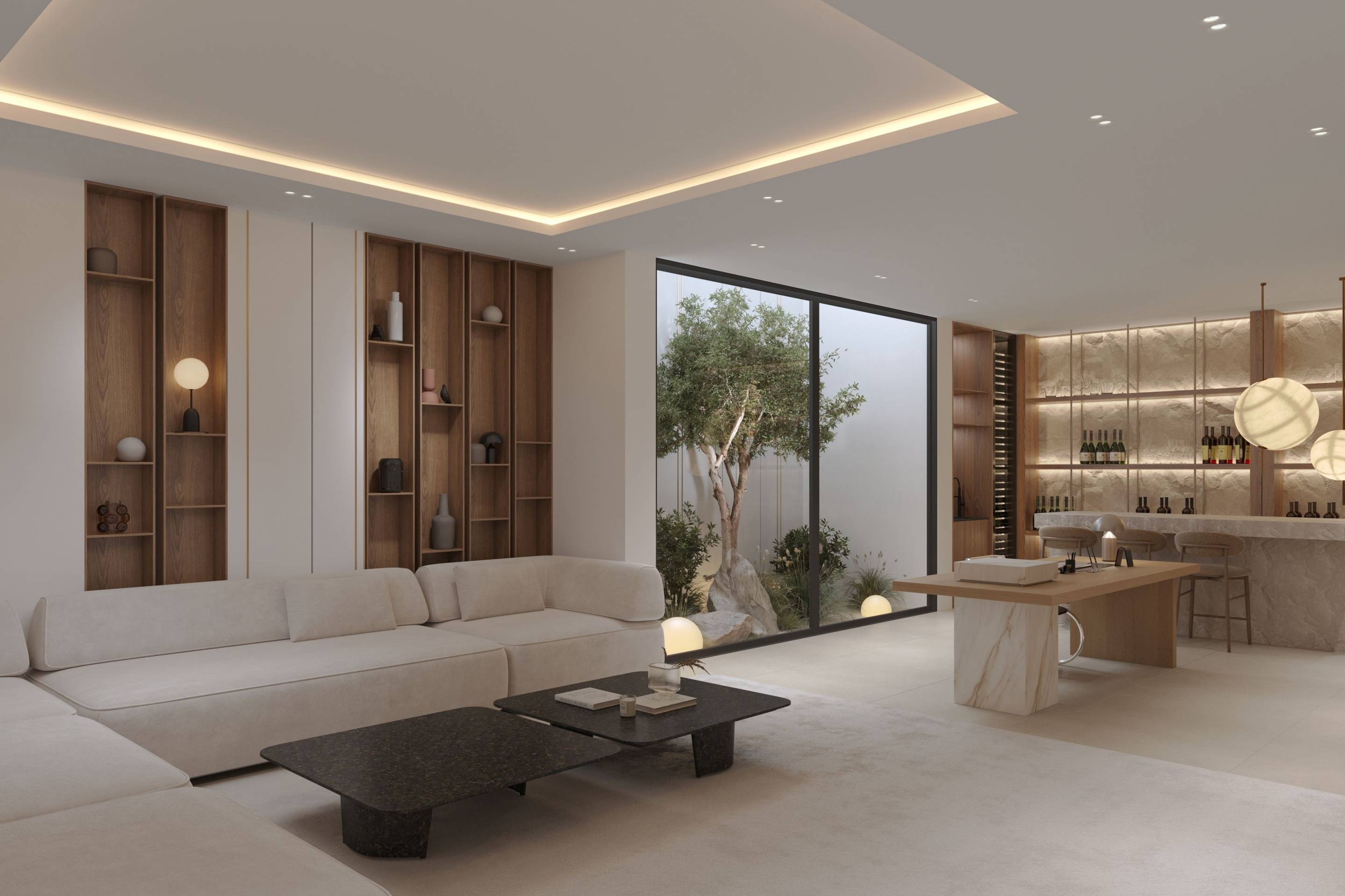 First floor plan of new-build villa in Estepona