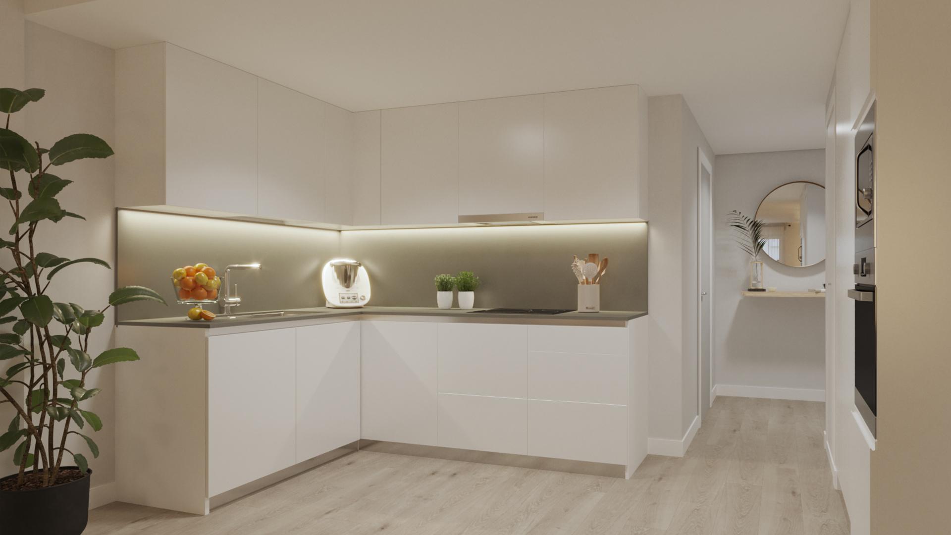 Third bedroom in new-build apartment, El Saltillo, Torremolinos