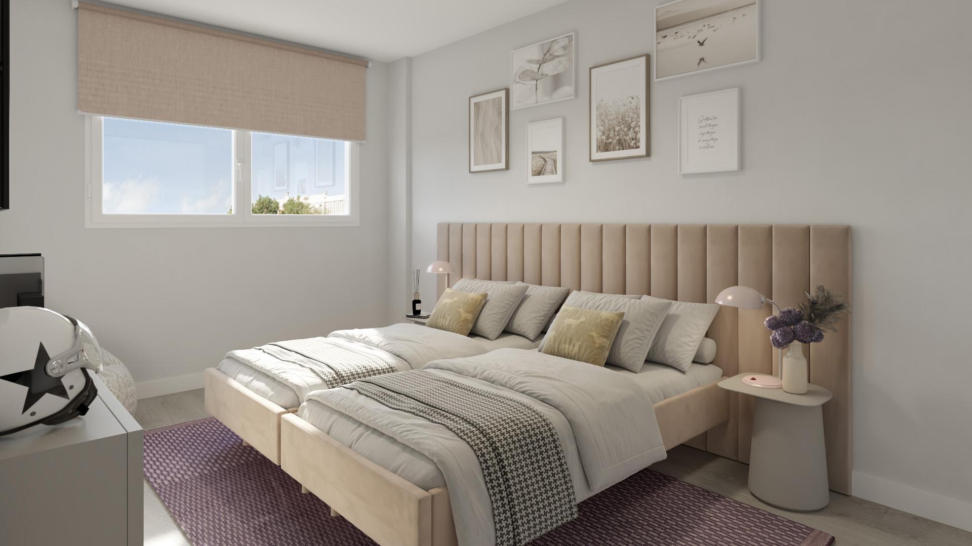 Hallway and entrance area in 2-bedroom apartment, El Saltillo, Torremolinos