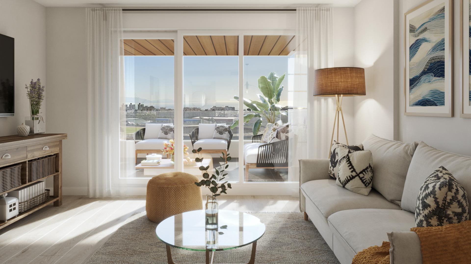 Second bedroom in 3-bedroom penthouse, El Saltillo, Torremolinos