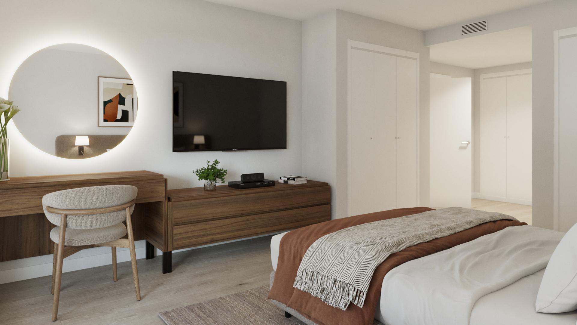 Building communal area in new-build development, El Saltillo, Torremolinos