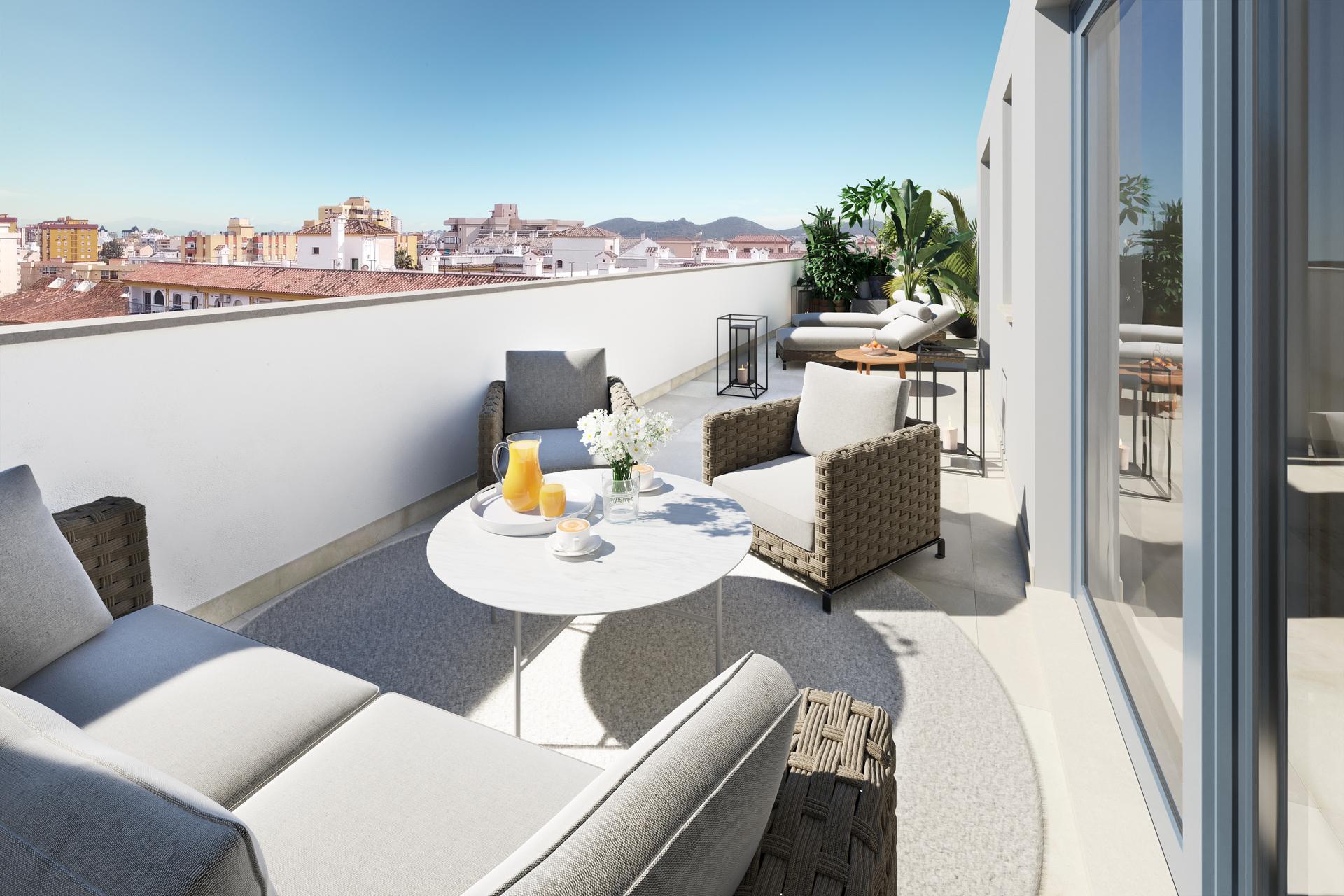 Apartment for sale in Centro, Fuengirola - new-build exterior on urban street