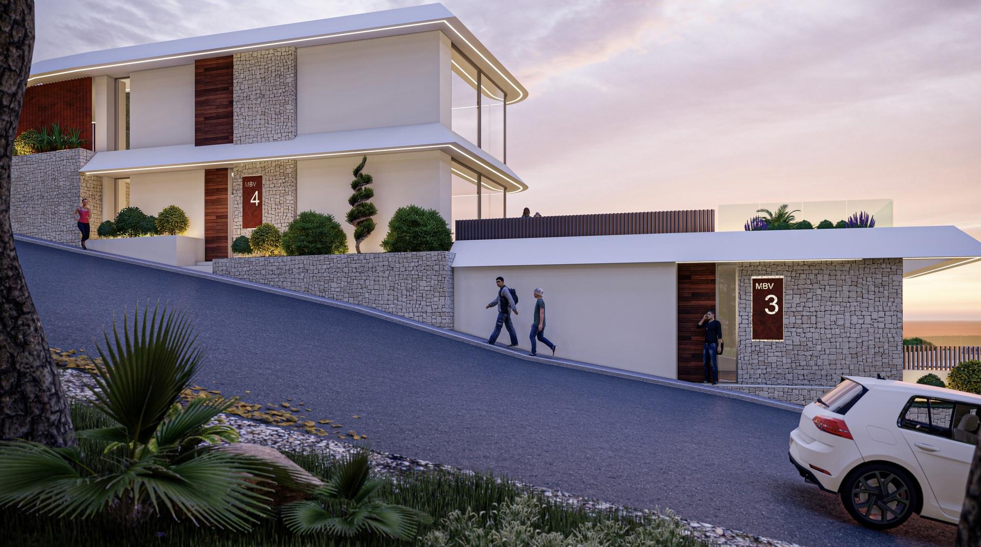 Development communal area, Puerto, Calpe