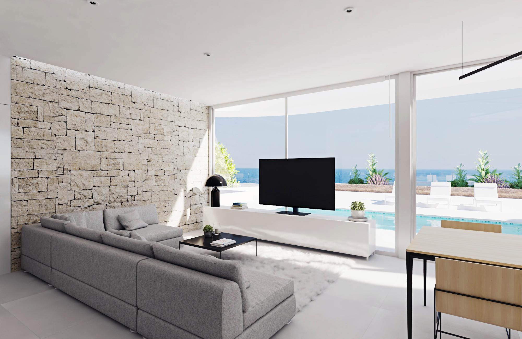 Second bedroom in 4-bedroom new-build villa, Puerto, Calpe