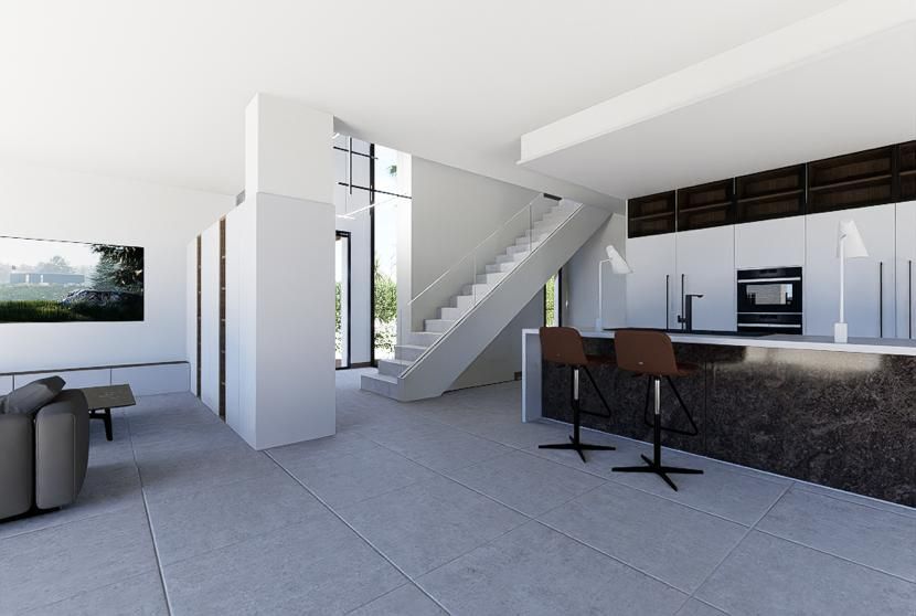 Bedroom with fitted storage in new-build villa, Coloma, La Nucía