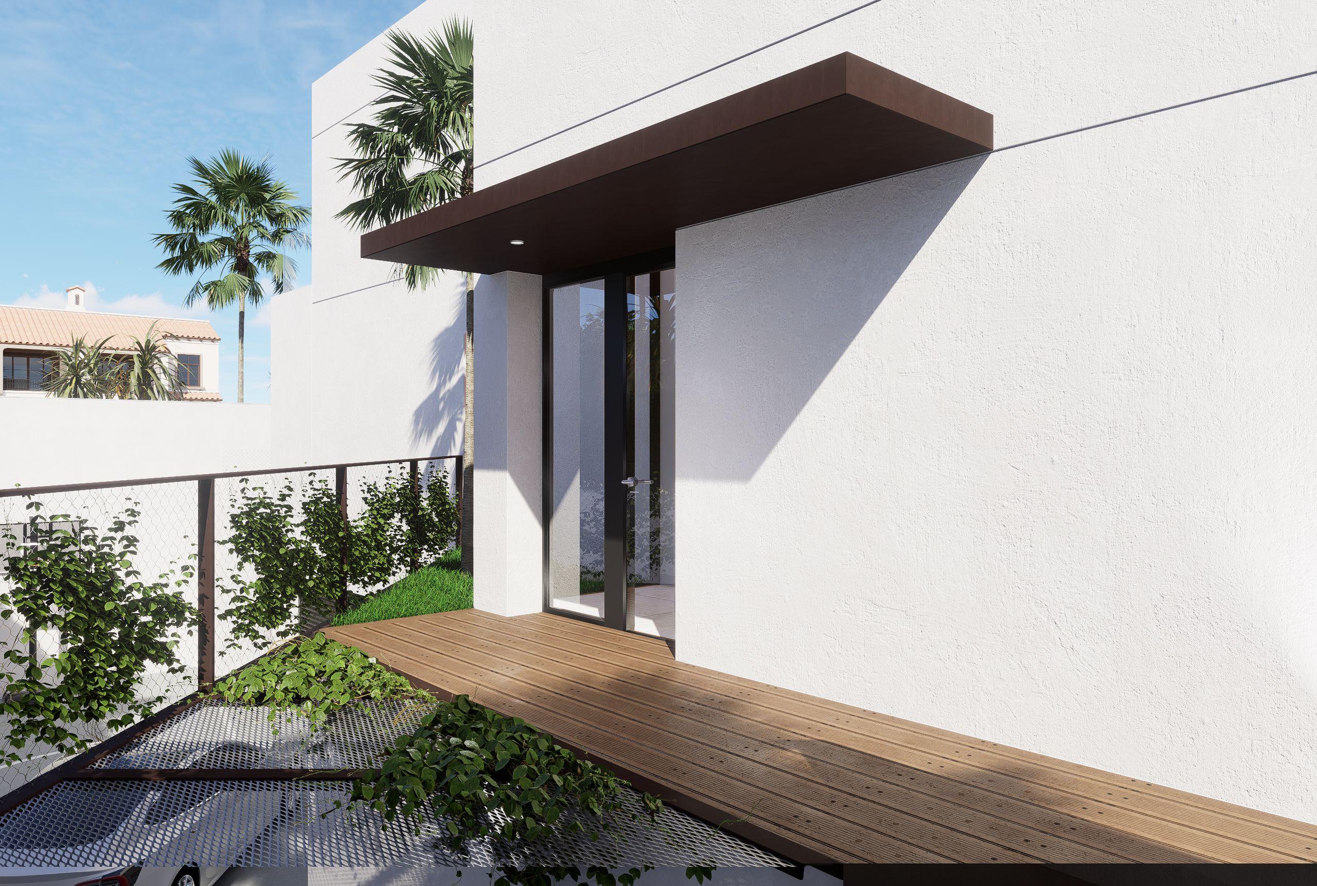 Additional outdoor or landscaping detail, new-build villa in Coloma