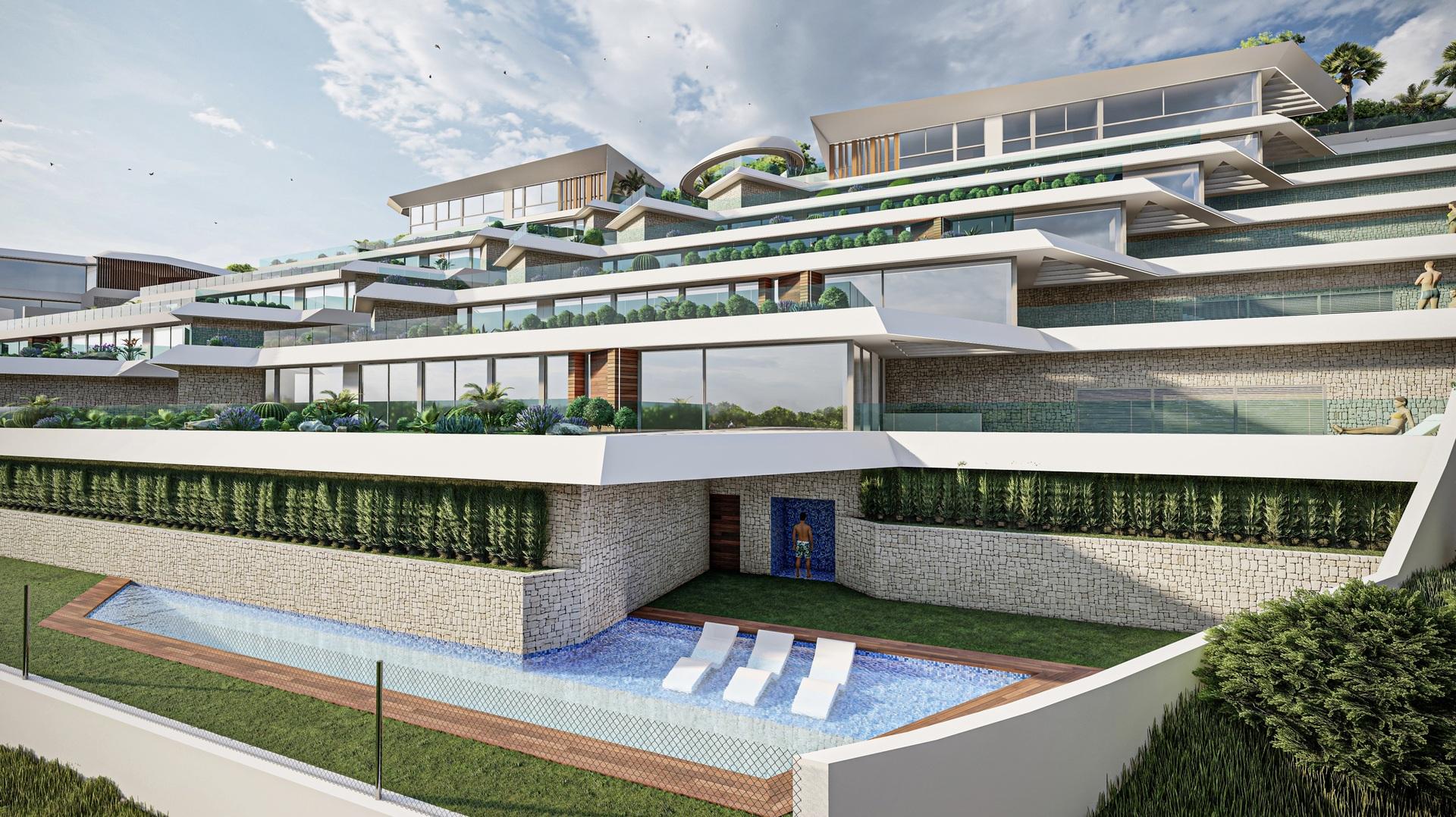 Complex grounds of the apartment in Puerto, Calpe (view 50)