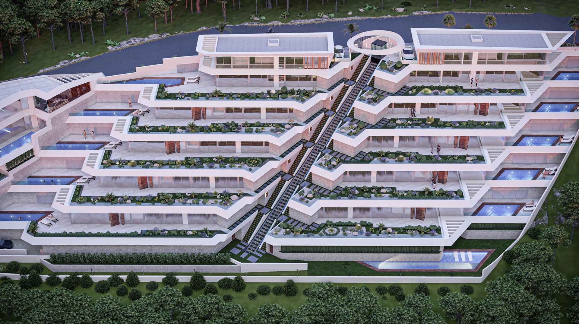 Complex grounds of the penthouse in Puerto, Calpe (view 40)