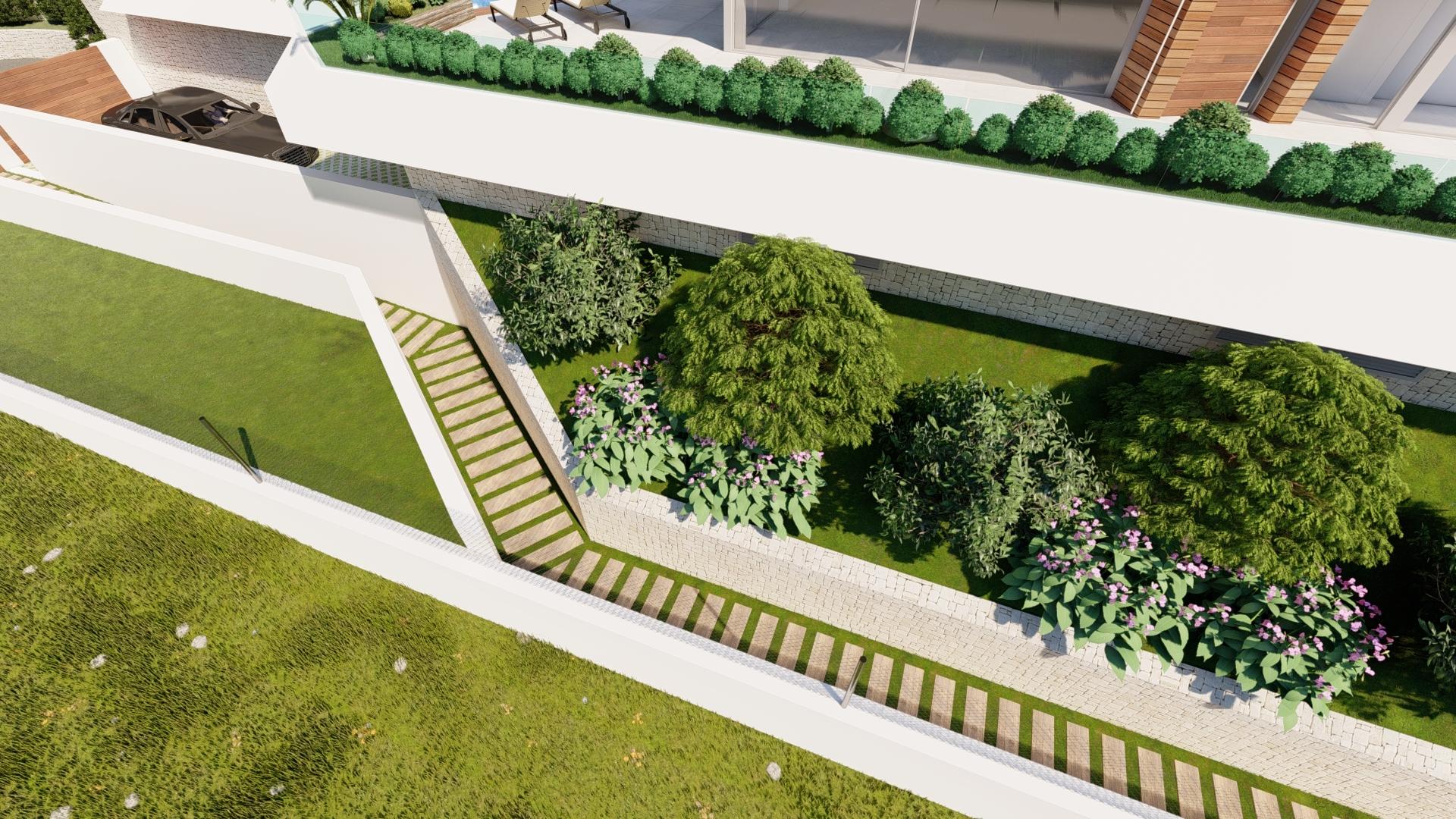 Stairwell of the penthouse in Puerto, Calpe (view 45)