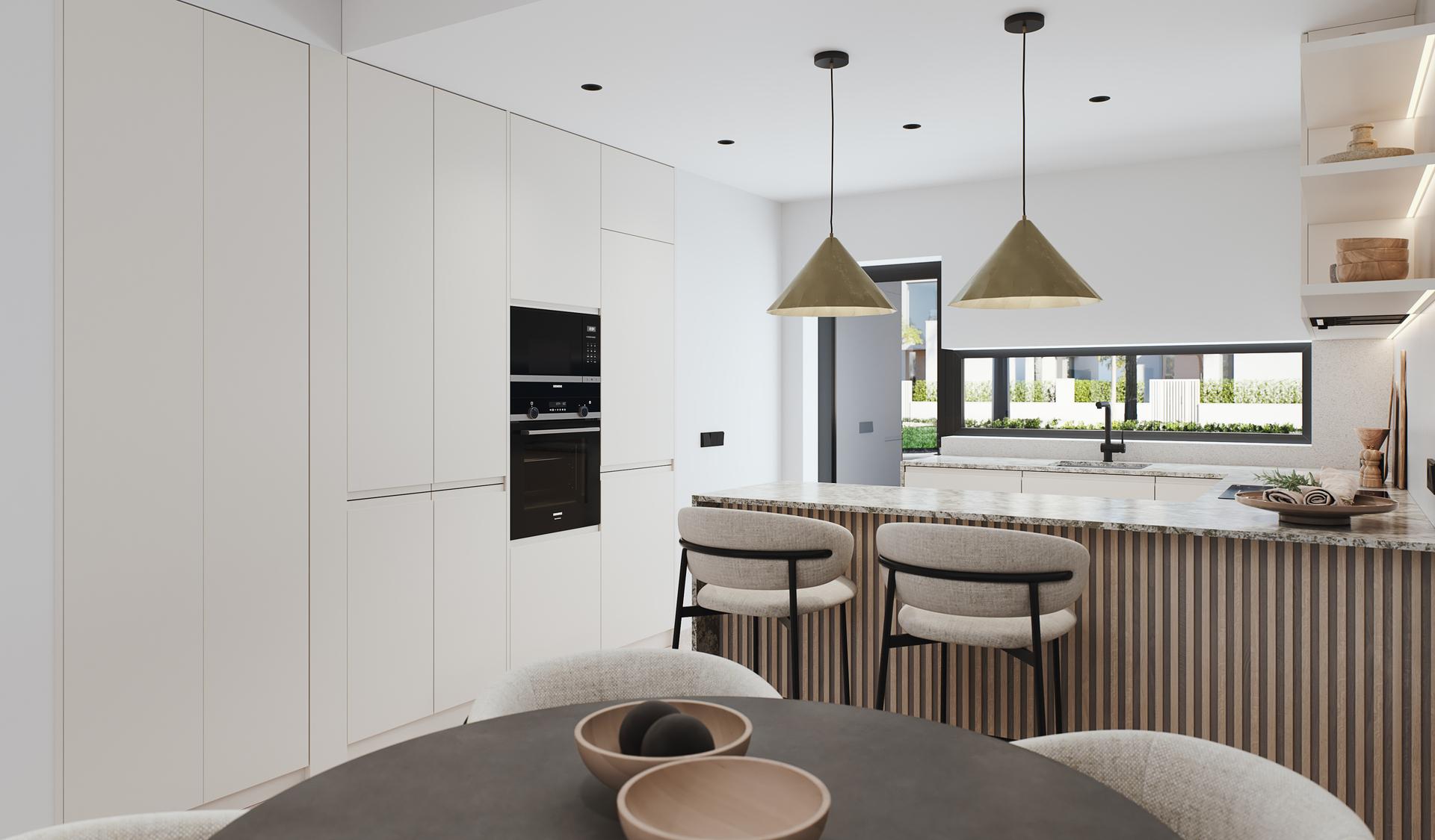Living area in 3-bedroom penthouse, Dolores de Pacheco-Santa Rosalía