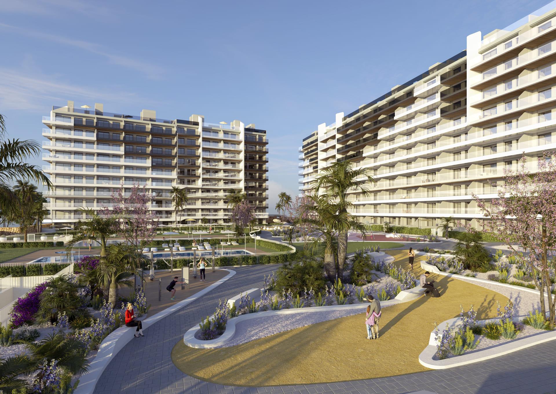 Interior view of apartment in Punta Prima, Torrevieja