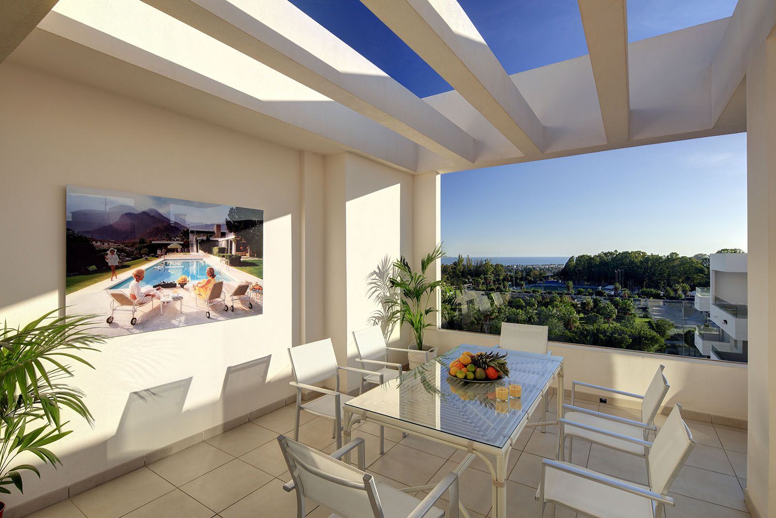 Living room with terrace access, 1st-floor apartment, Rodeo Alto, Marbella
