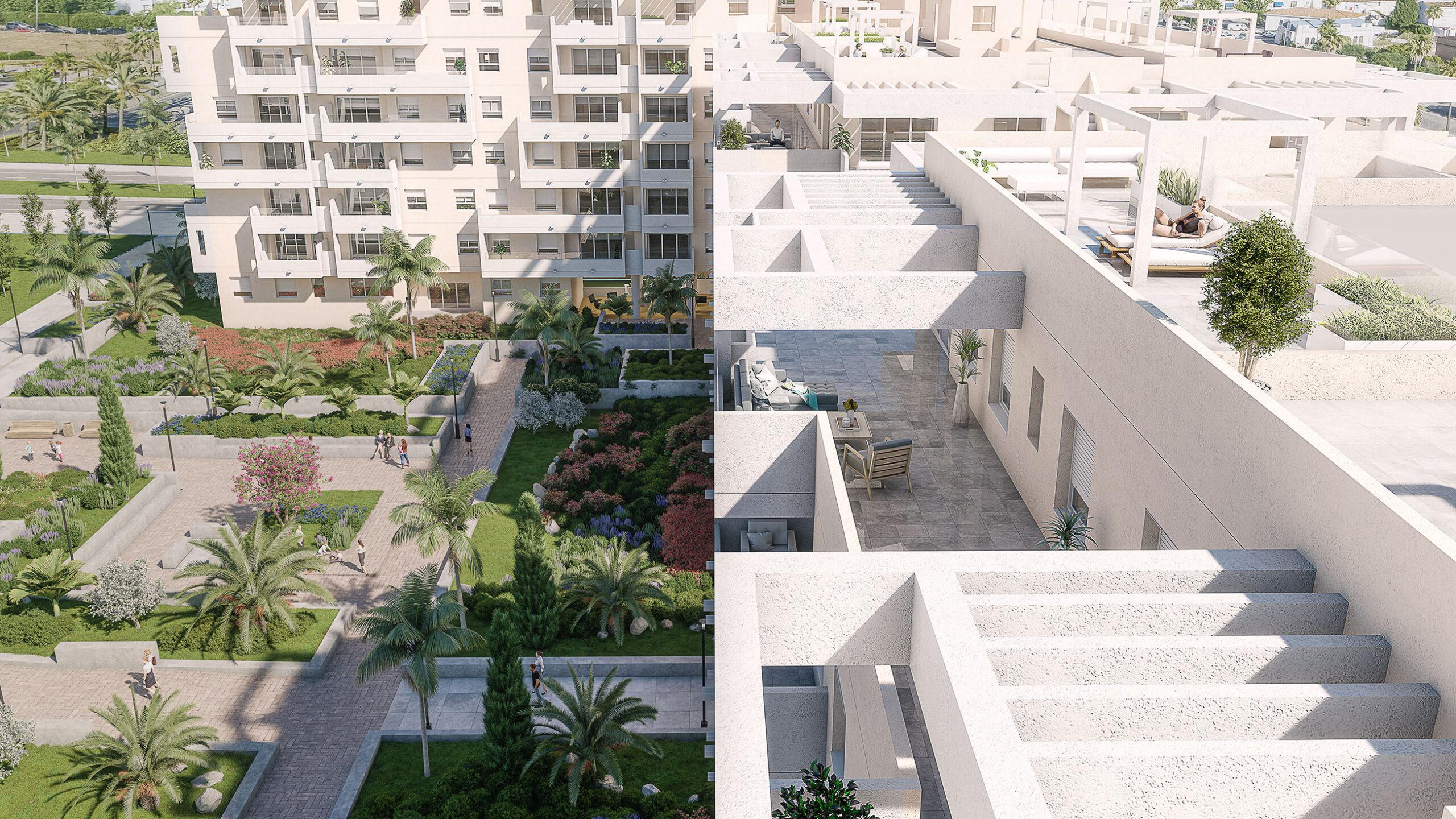Communal pool in new-build development, Rodeo Alto-Guadaiza-La Campana, Marbella