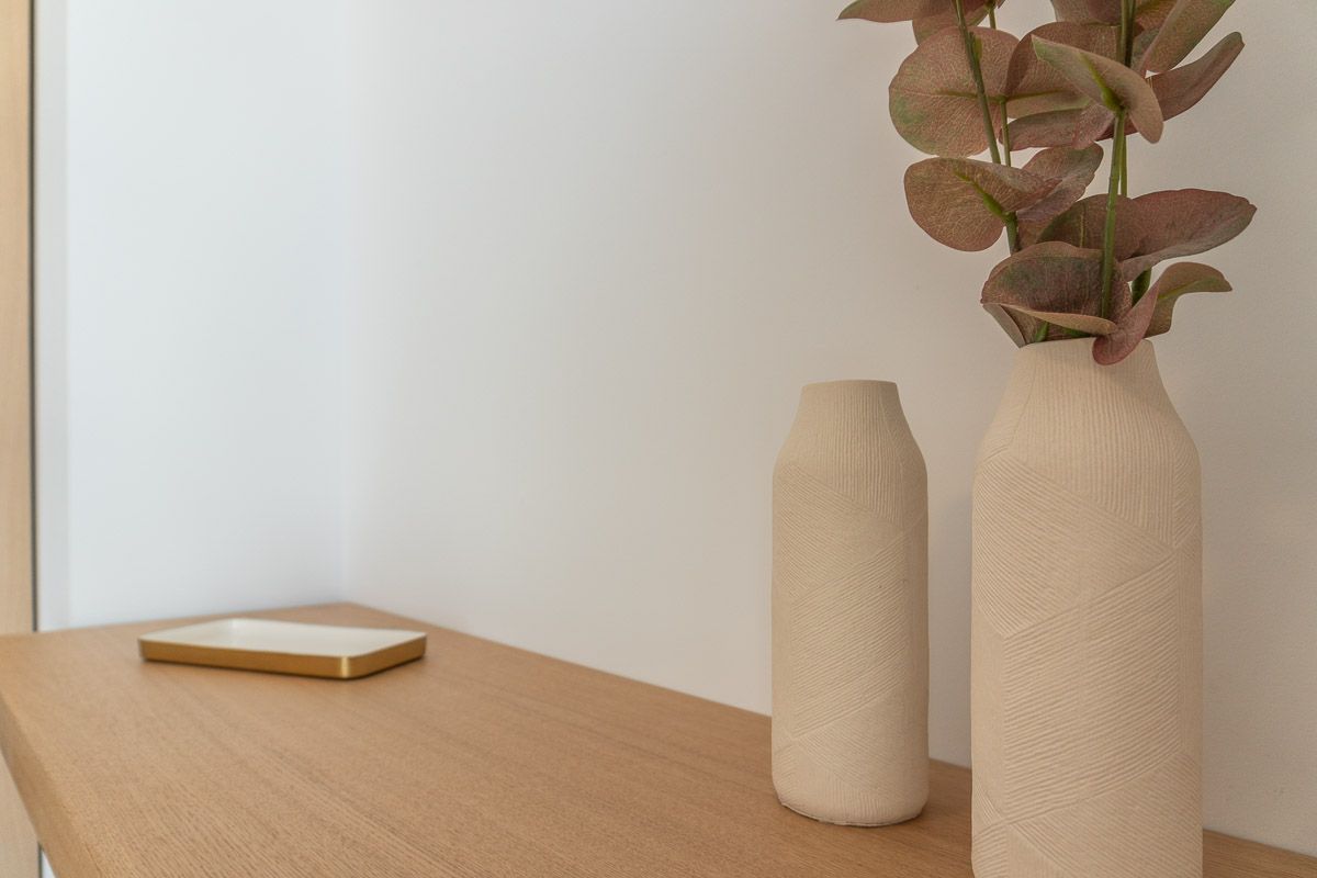 Bathroom fittings and tiles in new-build apartment, La Zenia