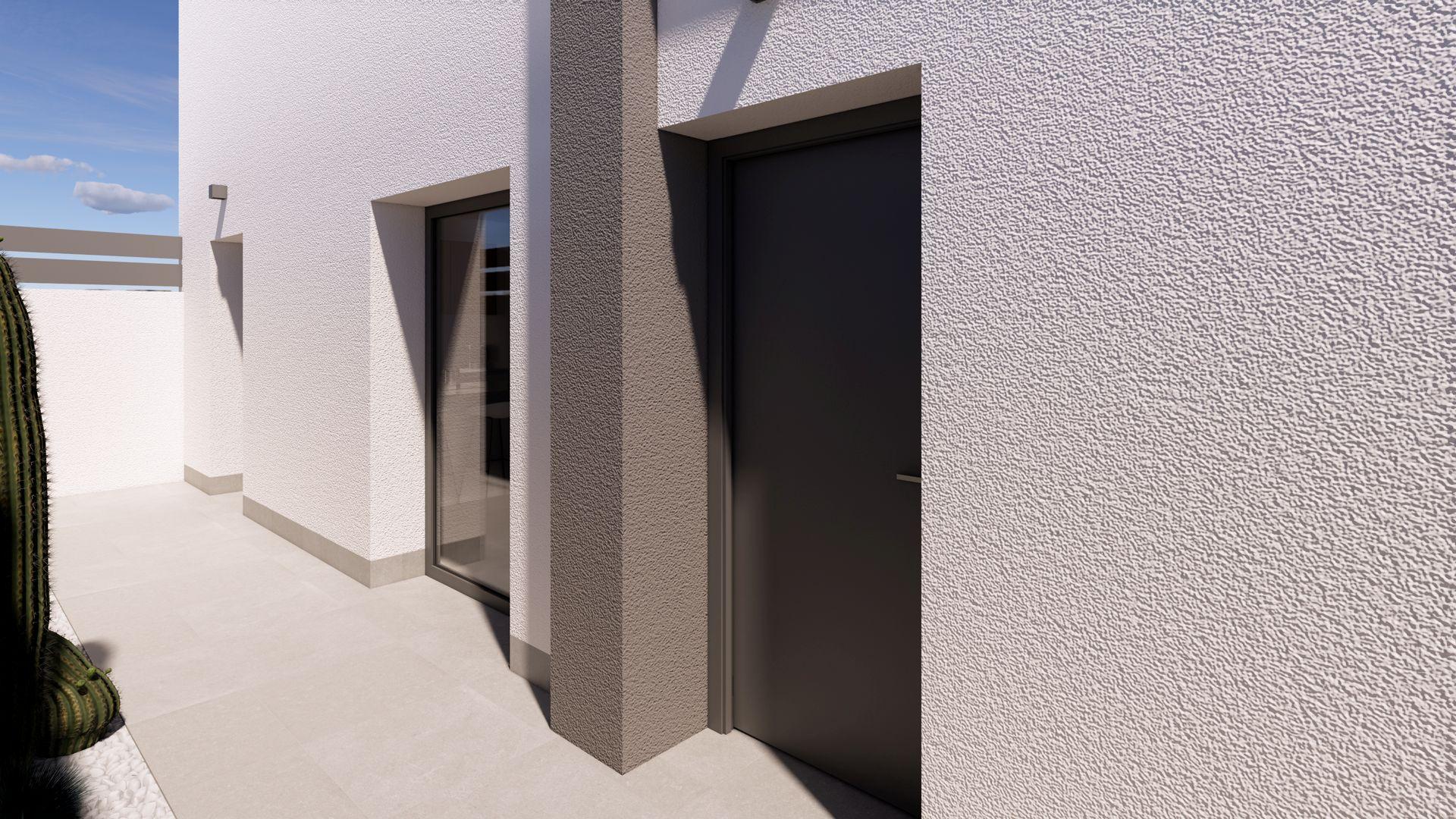 Bathroom with shower enclosure in villa, Pueblo 4, Benijofar