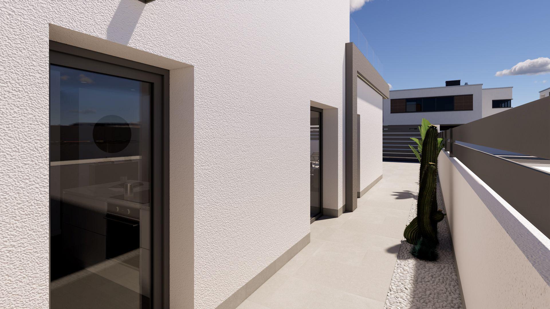 Fitted kitchen detail in new-build villa, Benijofar