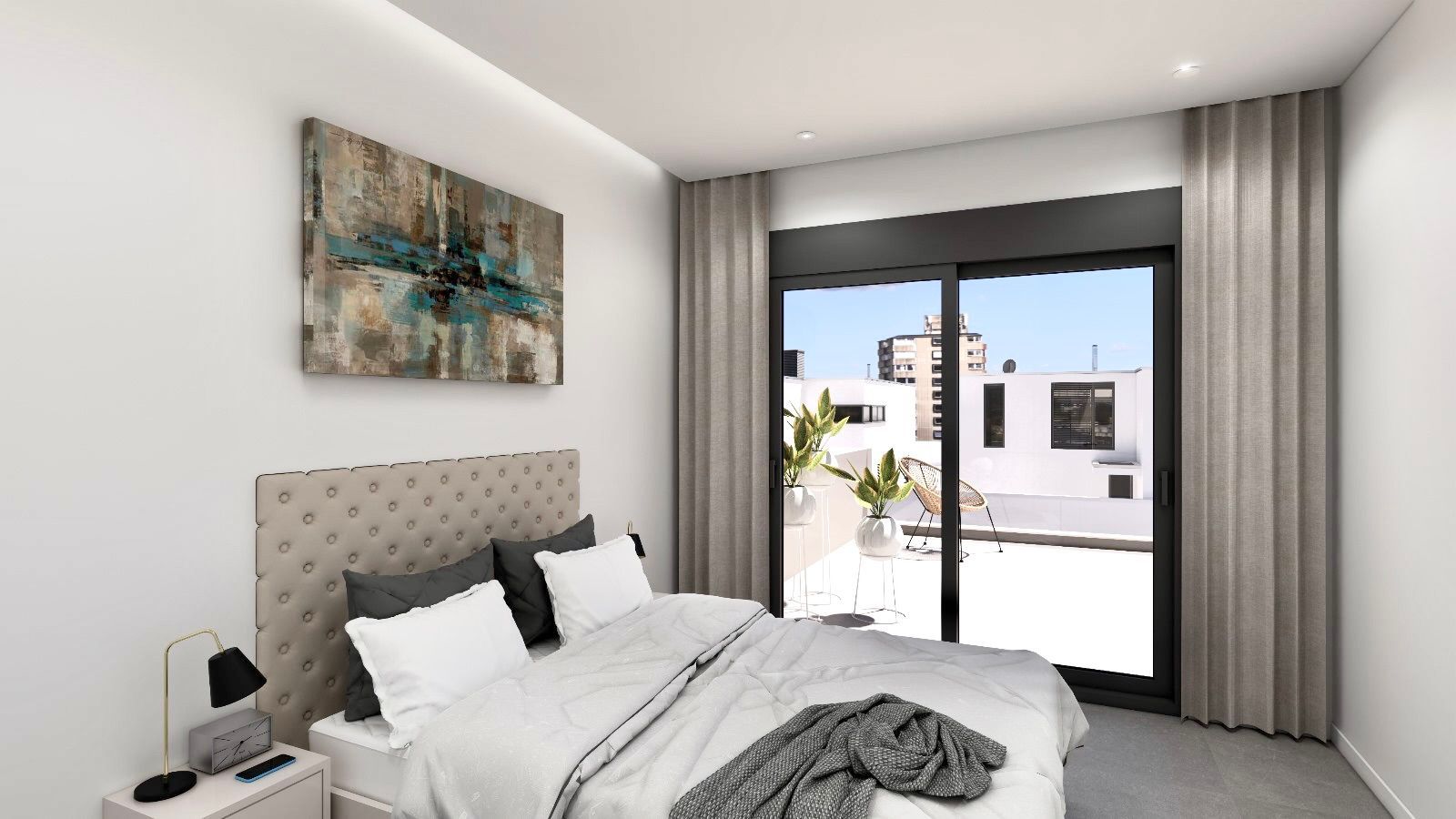 Interior finish and flooring in new-build villa, Benijofar