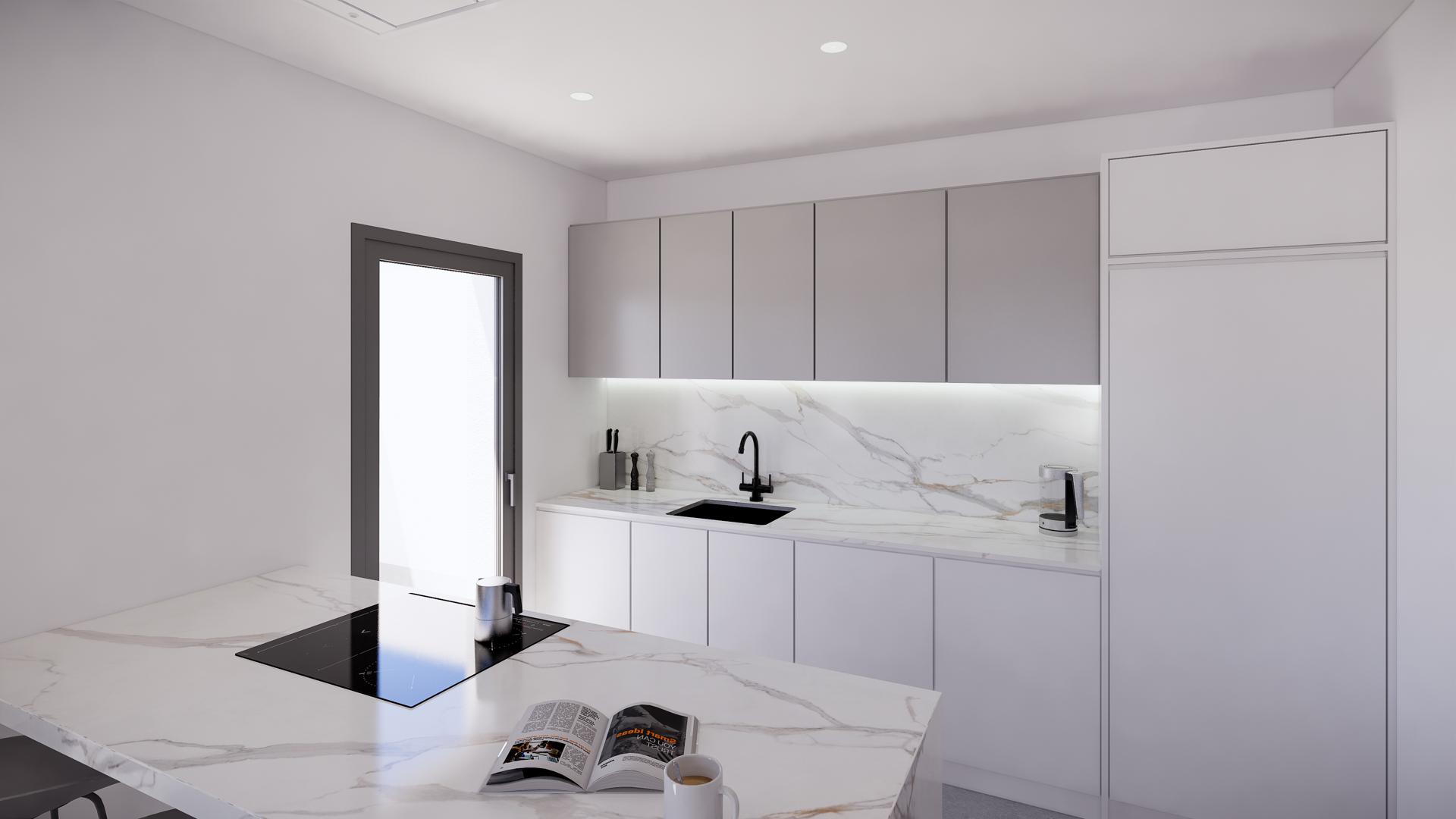 Kitchen in new-build villa, Pueblo 4, Benijofar