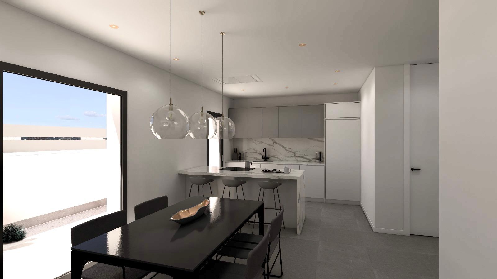 Master bedroom in new-build villa, Pueblo 4, Benijofar