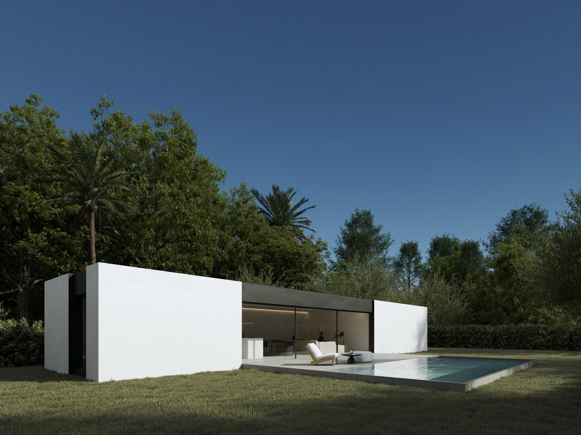 Living area in 3-bedroom new-build villa, Zona Rincón Alto, Benidorm
