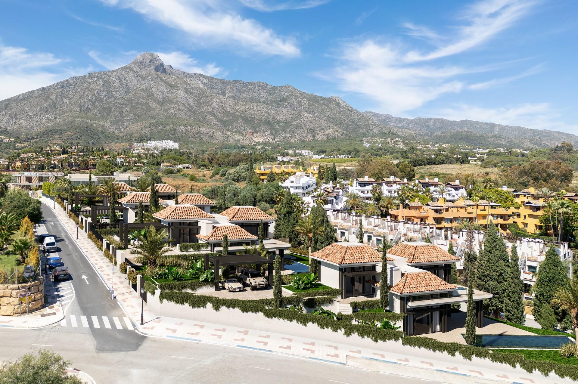 Garden or landscaped area in 4-bedroom villa, Nagüeles, Marbella