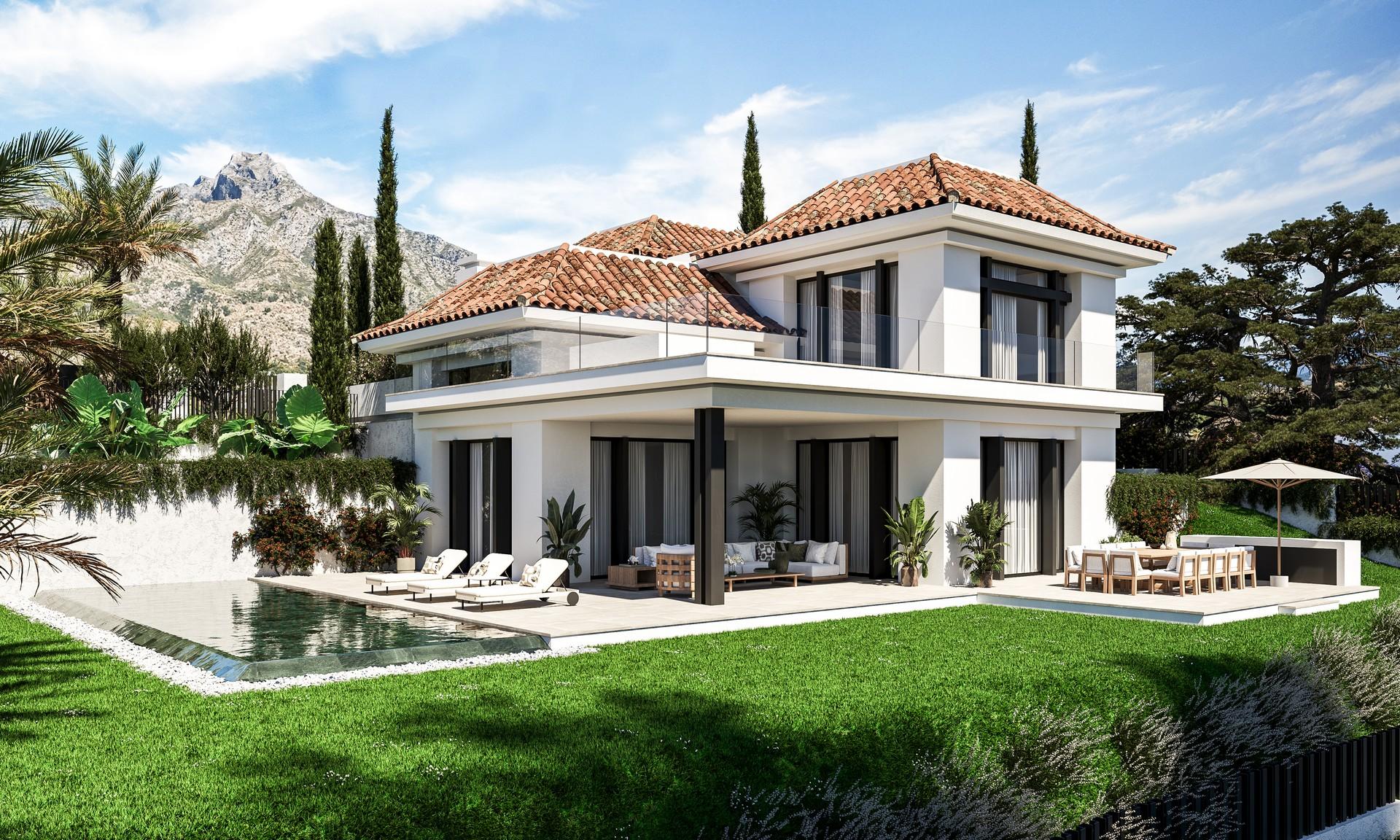Secondary bedroom in new-build villa, Nagüeles, Marbella