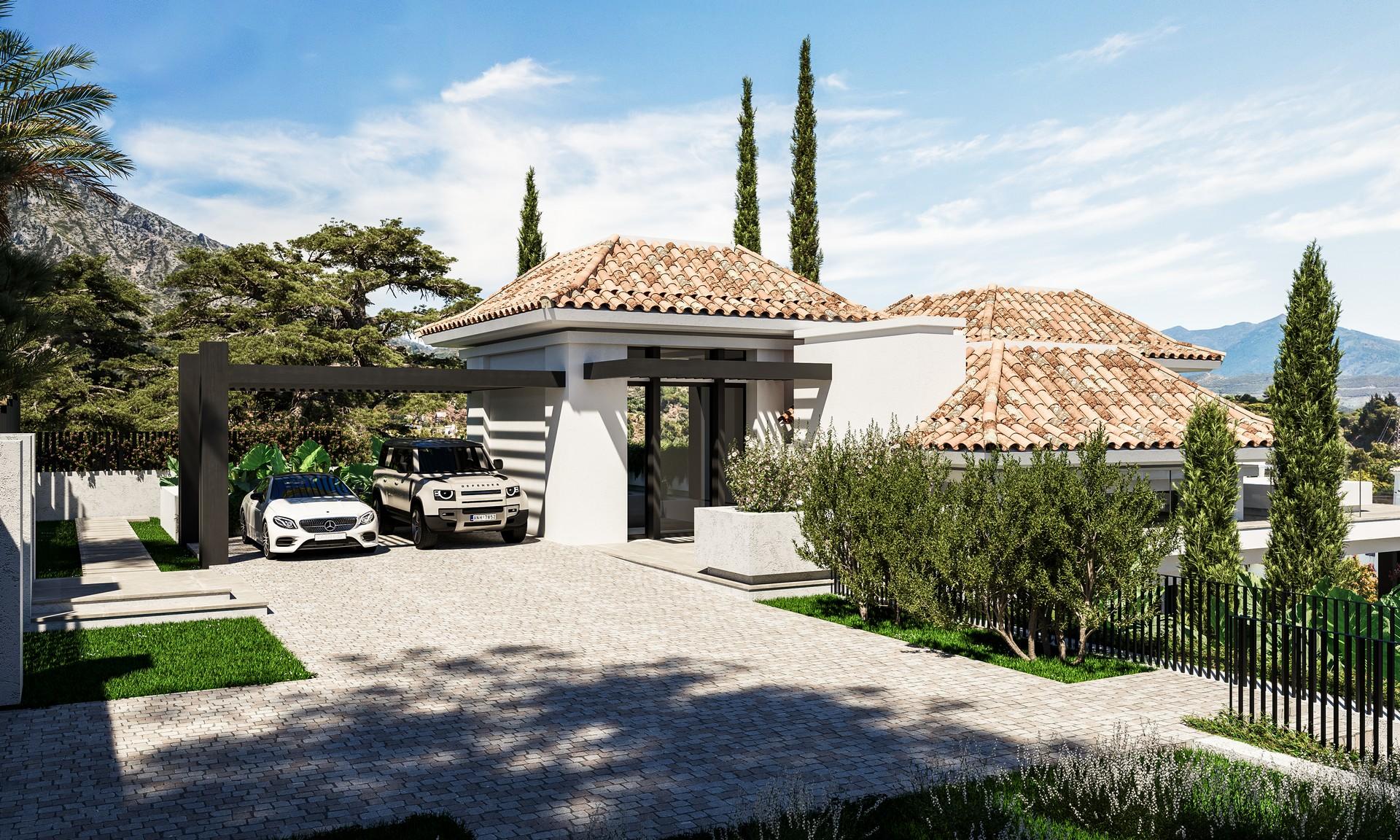 Kitchen detail in 4-bedroom new-build villa, Nagüeles, Marbella