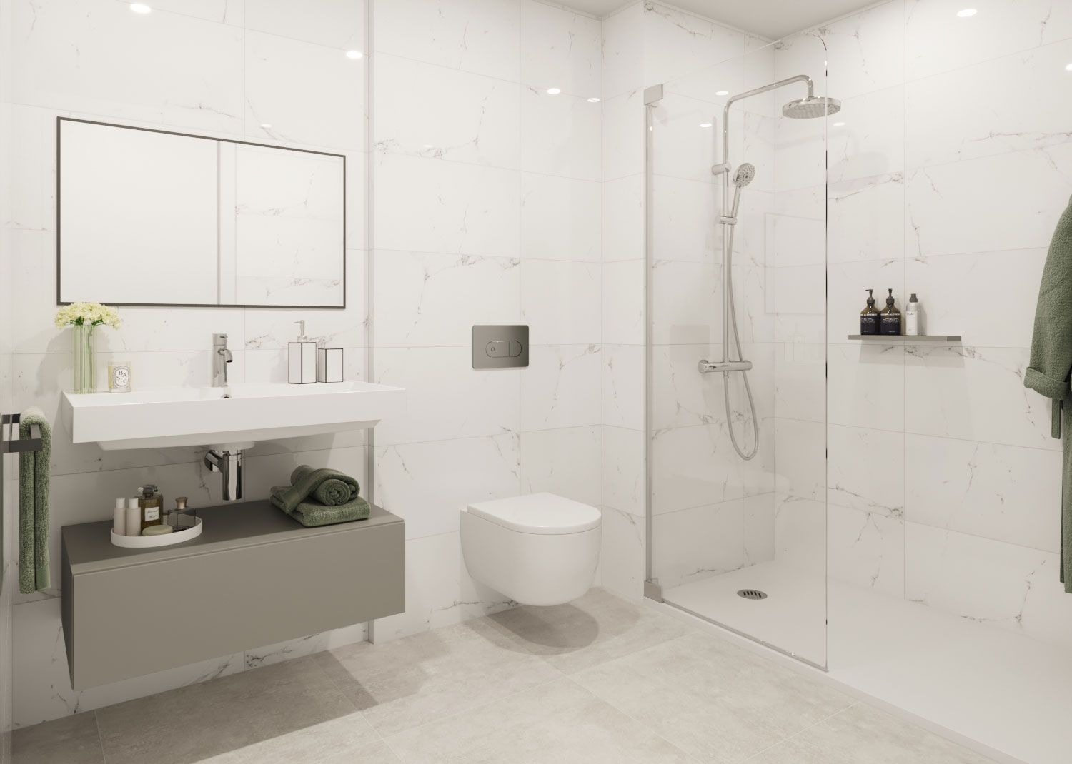Bathroom in apartment, Puerto Deportivo