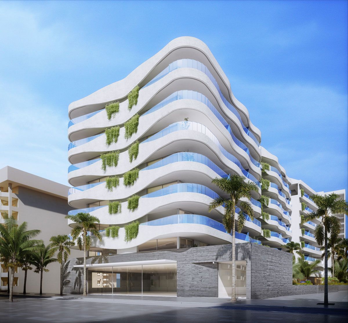 Stairwell of the penthouse in Puerto Deportivo, Fuengirola