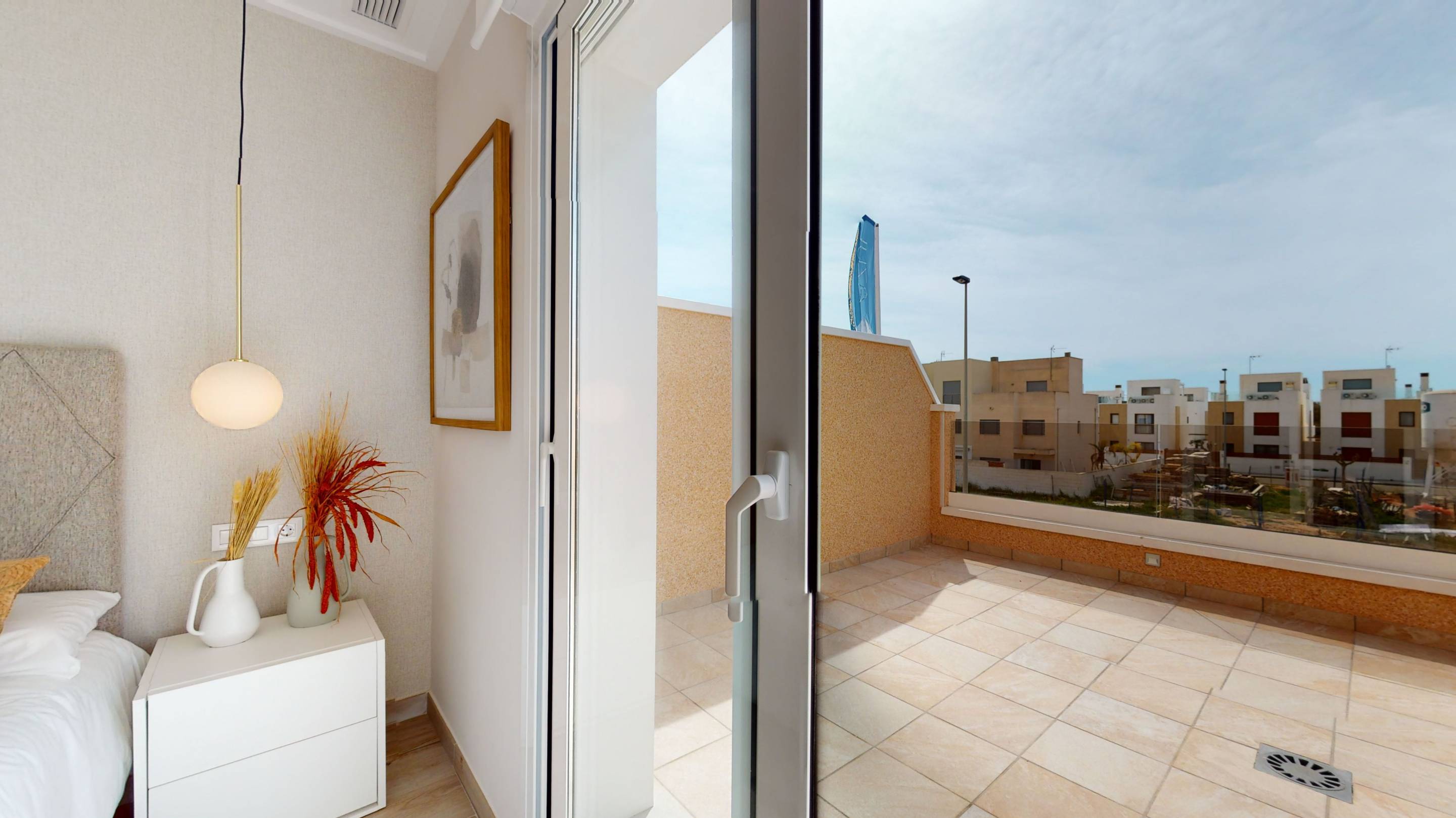 Living area in 3-bedroom apartment, Zona Pueblo