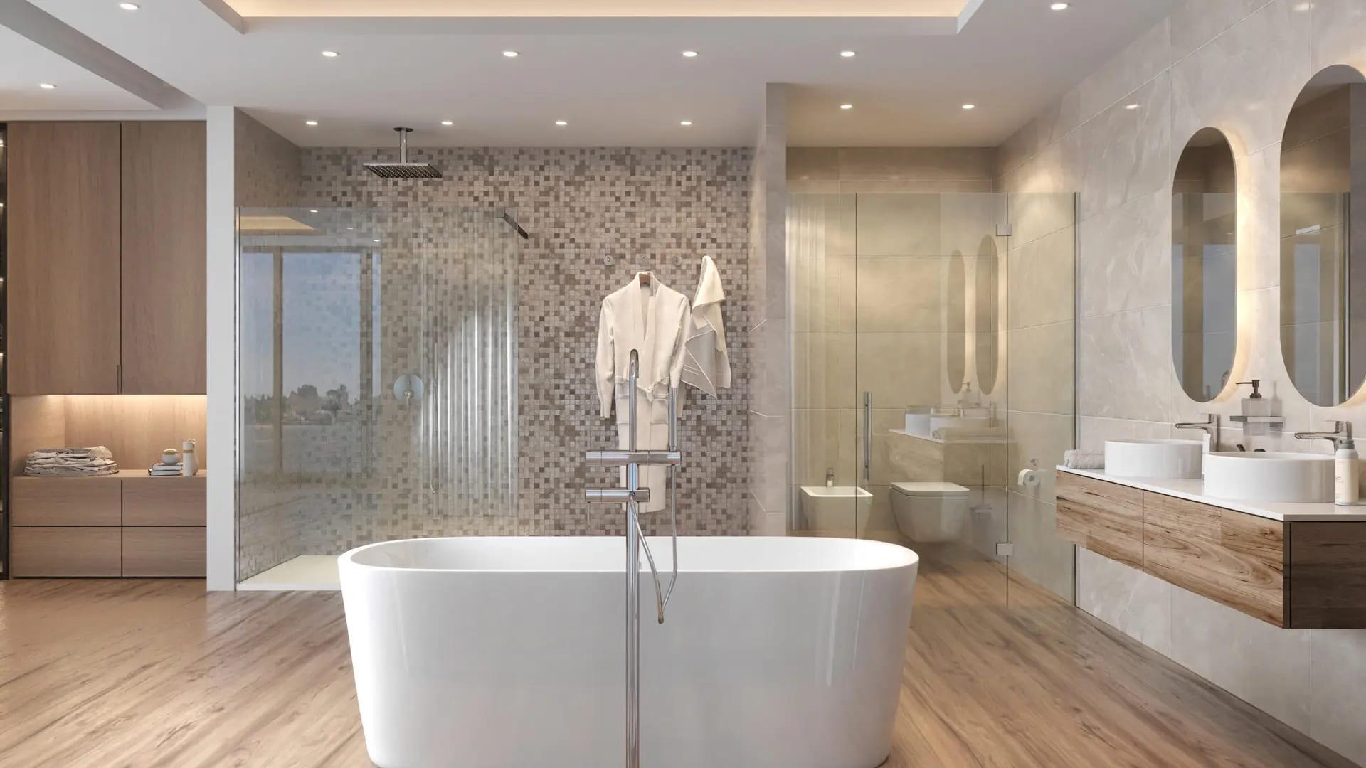 Bedroom with fitted furniture in new-build villa, Cortés, Benahavis