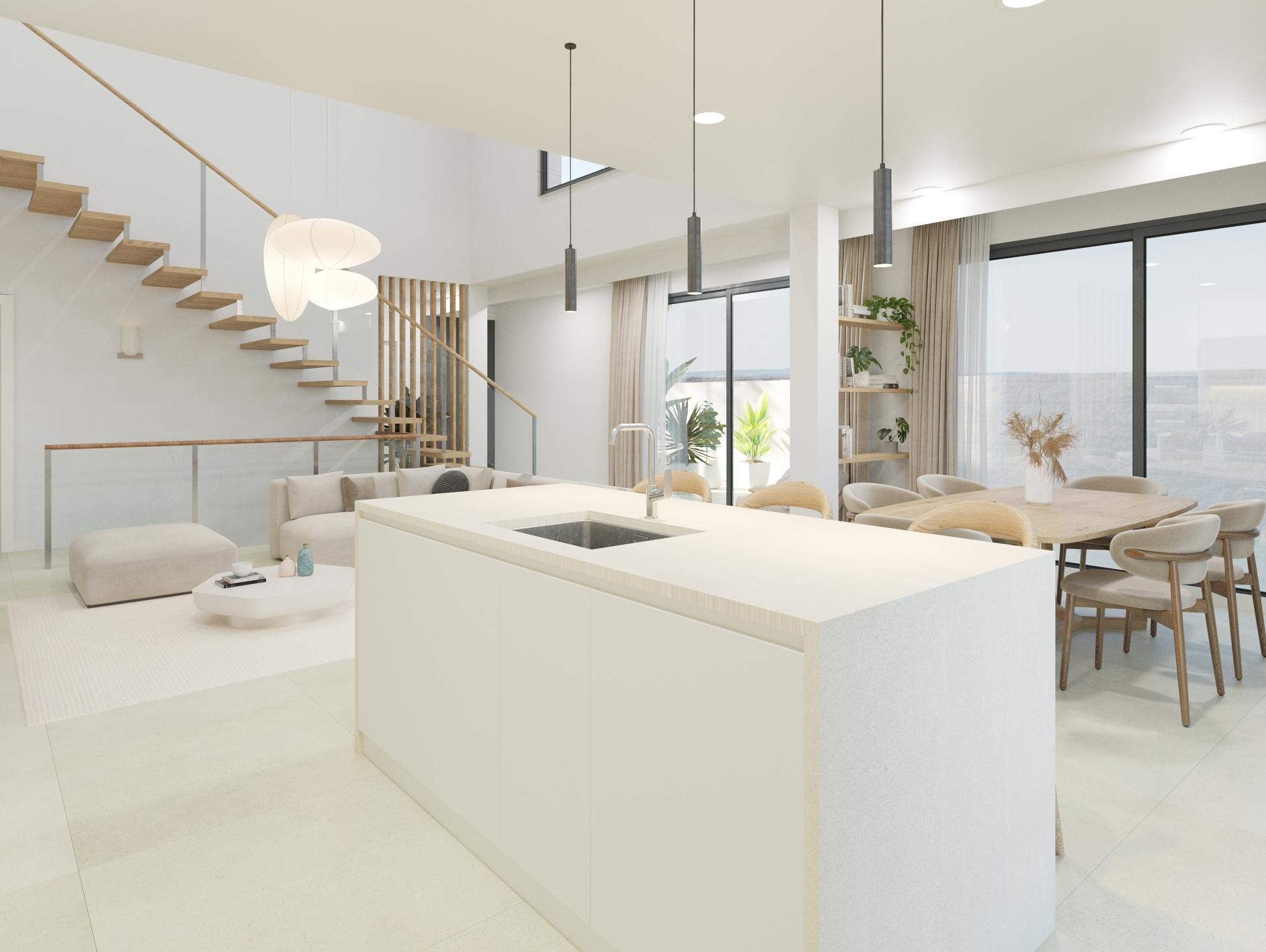 Kitchen area in new-build villa, Ciudad Quesada, Rojales