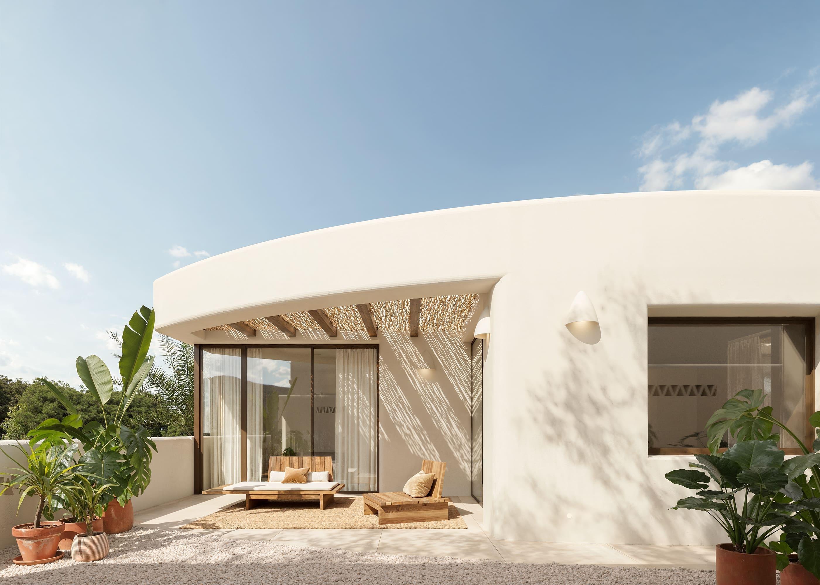 Plot and surrounding outdoor area, new-build villa, Algorfa